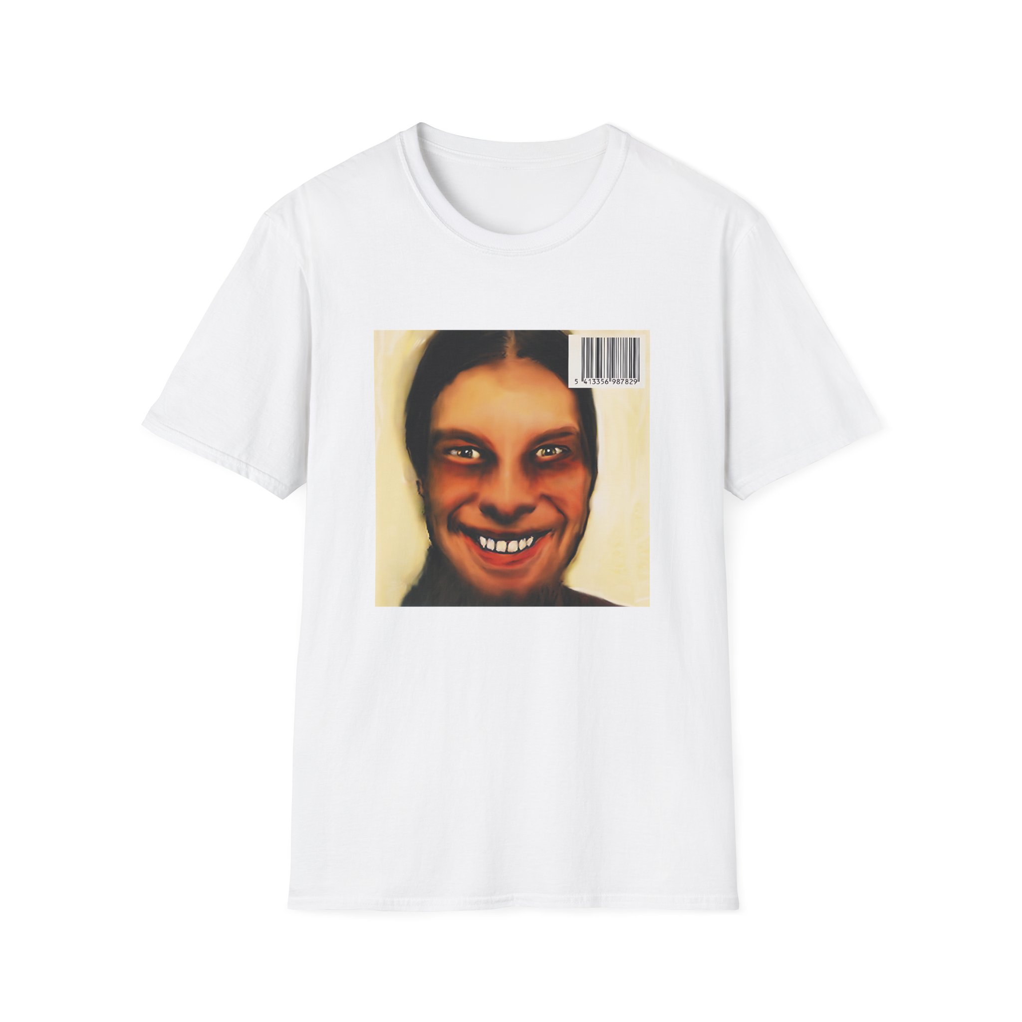 Aphex Twin I Care Because You Do Album Cover Unisex Softstyle T-Shirt