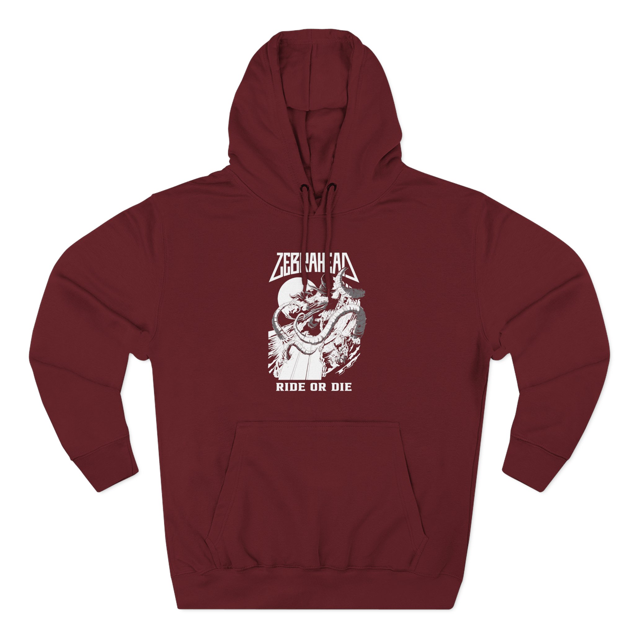 Zebrahead Ride or Die Three-Panel Fleece Hoodie