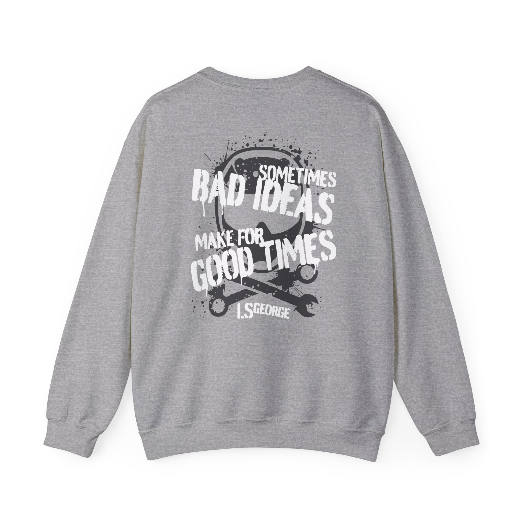 Ls George's Bad Ideas Unisex Heavy Blendâ„¢ Crewneck Sweatshirt