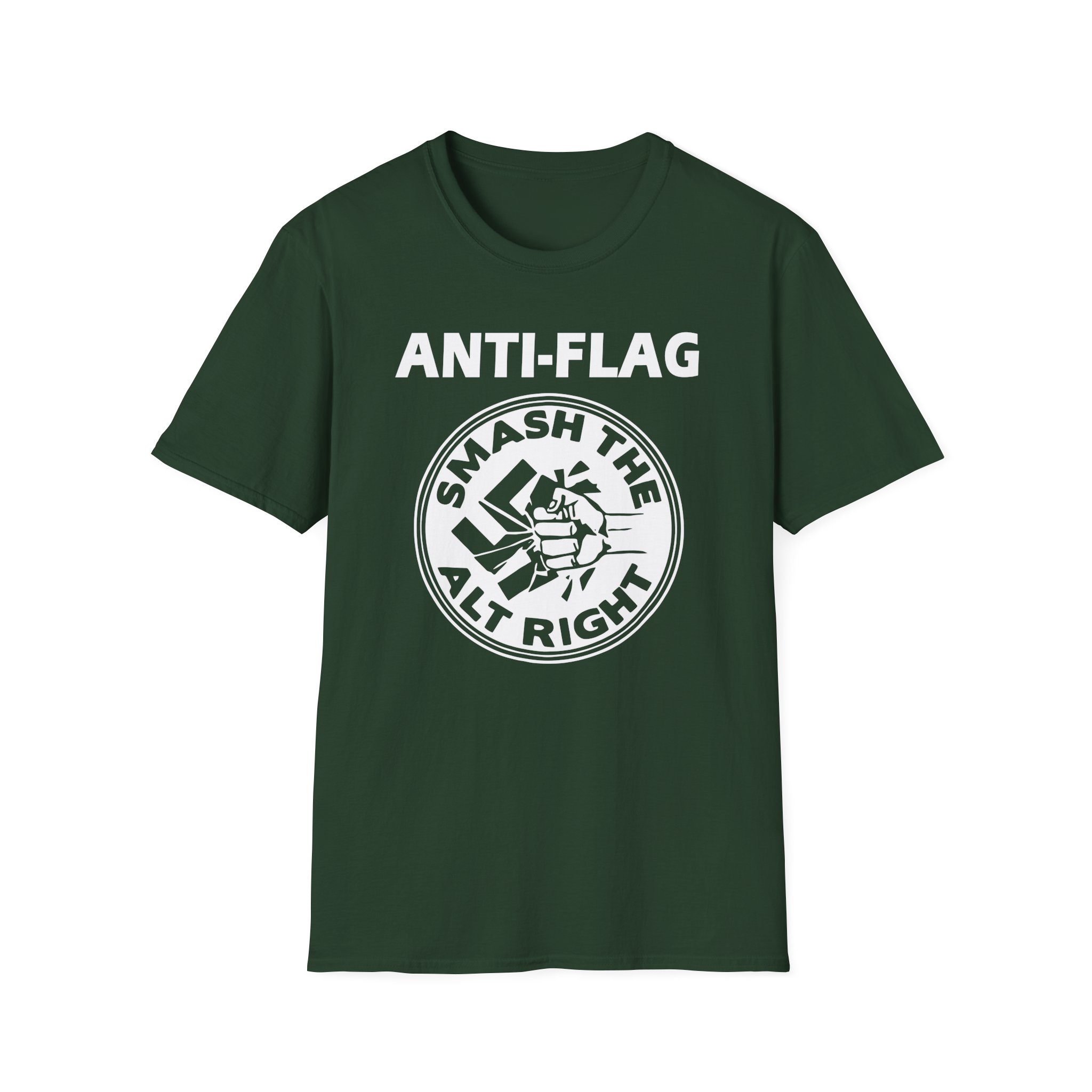 Anti Flag Smash the Alt Right Unisex Softstyle T-Shirt