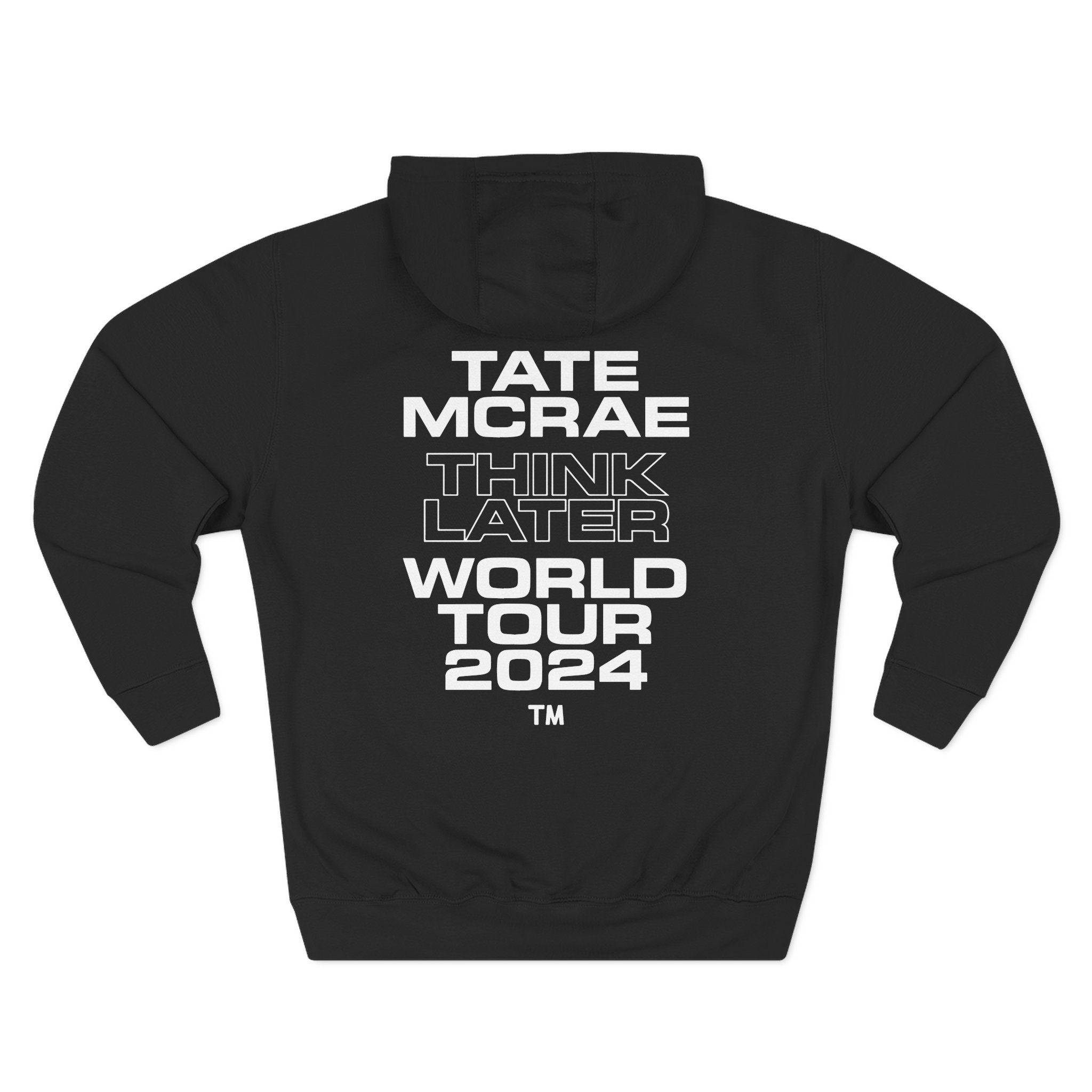 Tate Mcrae Think Later World Tour Three-Panel Fleece Hoodie