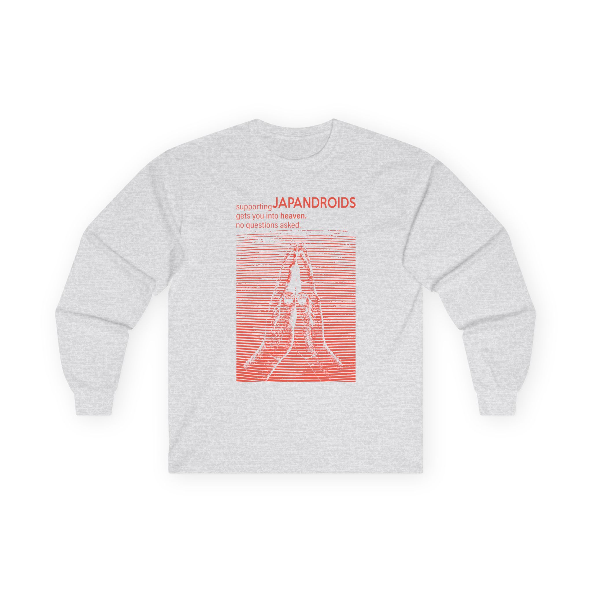 Supporting Japandroids Gets You Into Heaven No Questions Asked Unisex Ultra Cotton Long Sleeve Tee