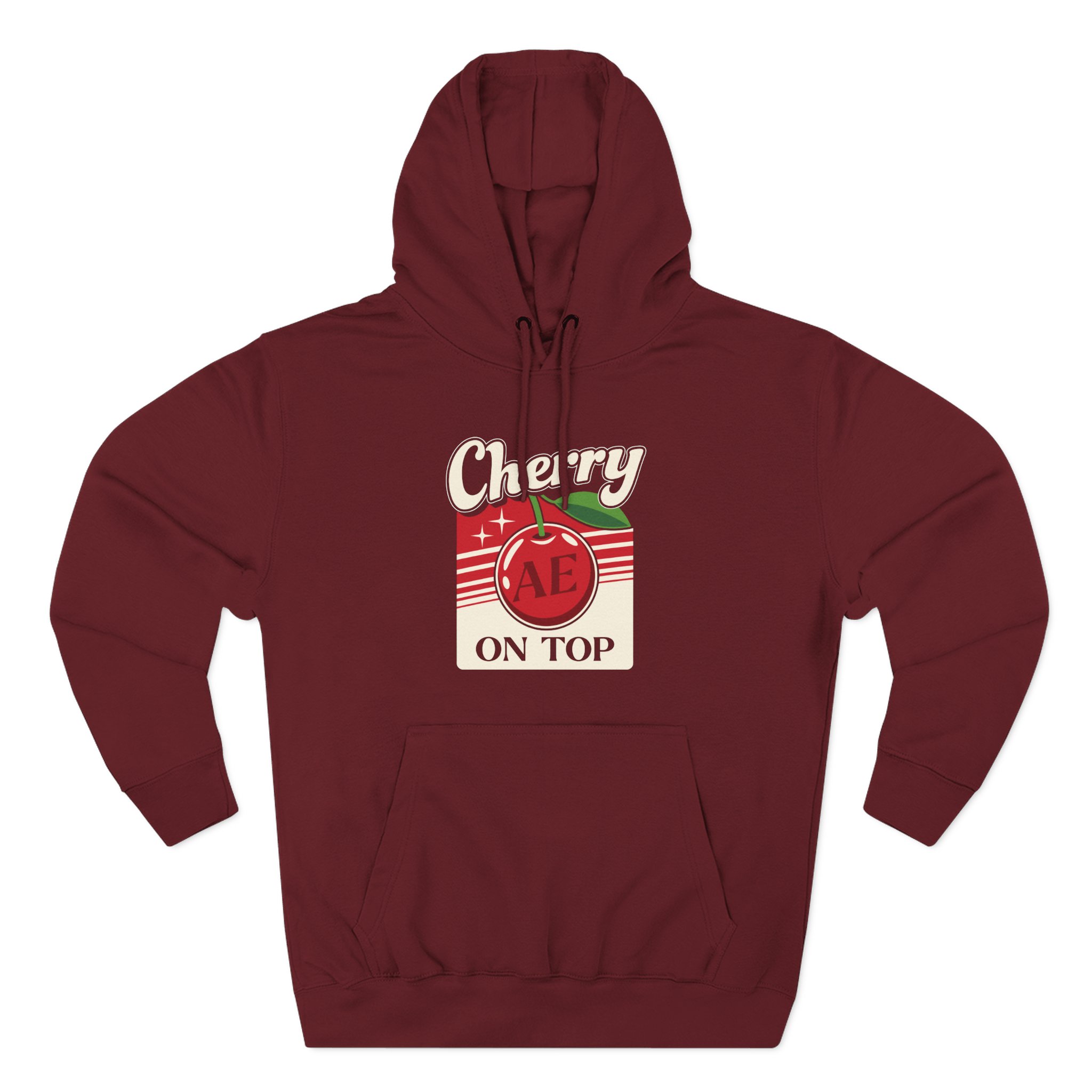 Armchair Expert Cherry on Top Three-Panel Fleece Hoodie