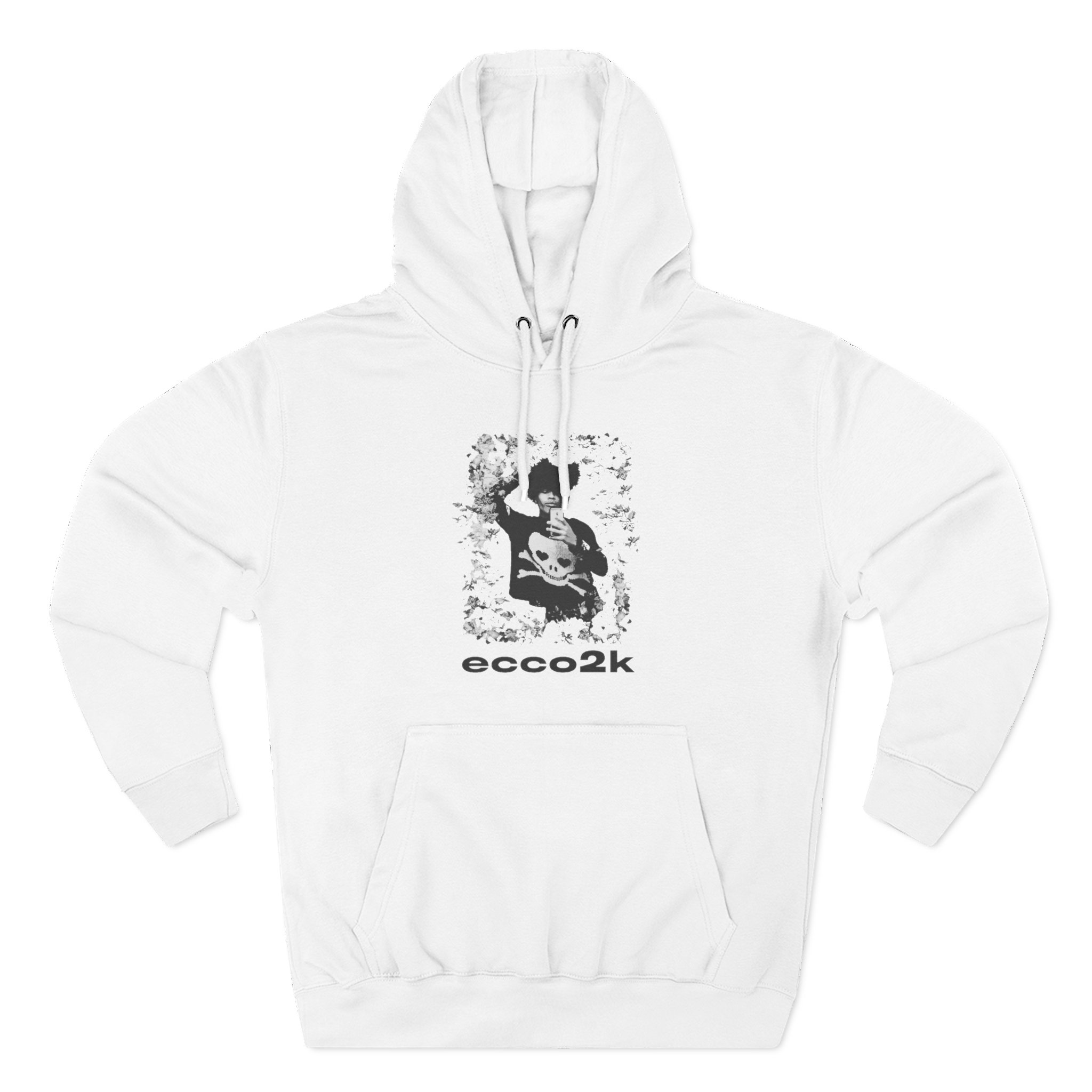 Ecco2k Three-Panel Fleece Hoodie