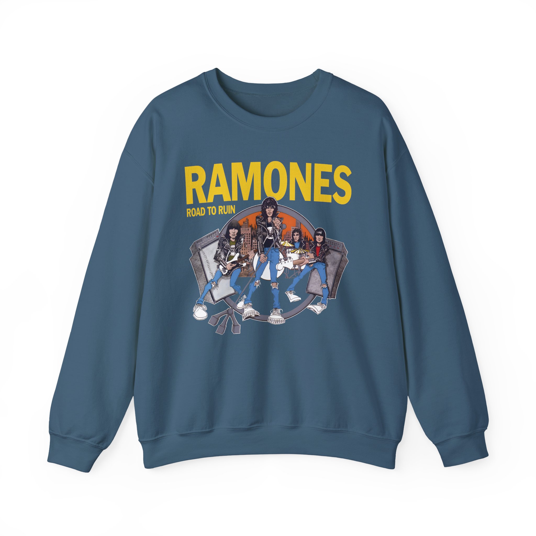 Ramones Ramones I Wanna Be Sedated Unisex Heavy Blendâ„¢ Crewneck Sweatshirt