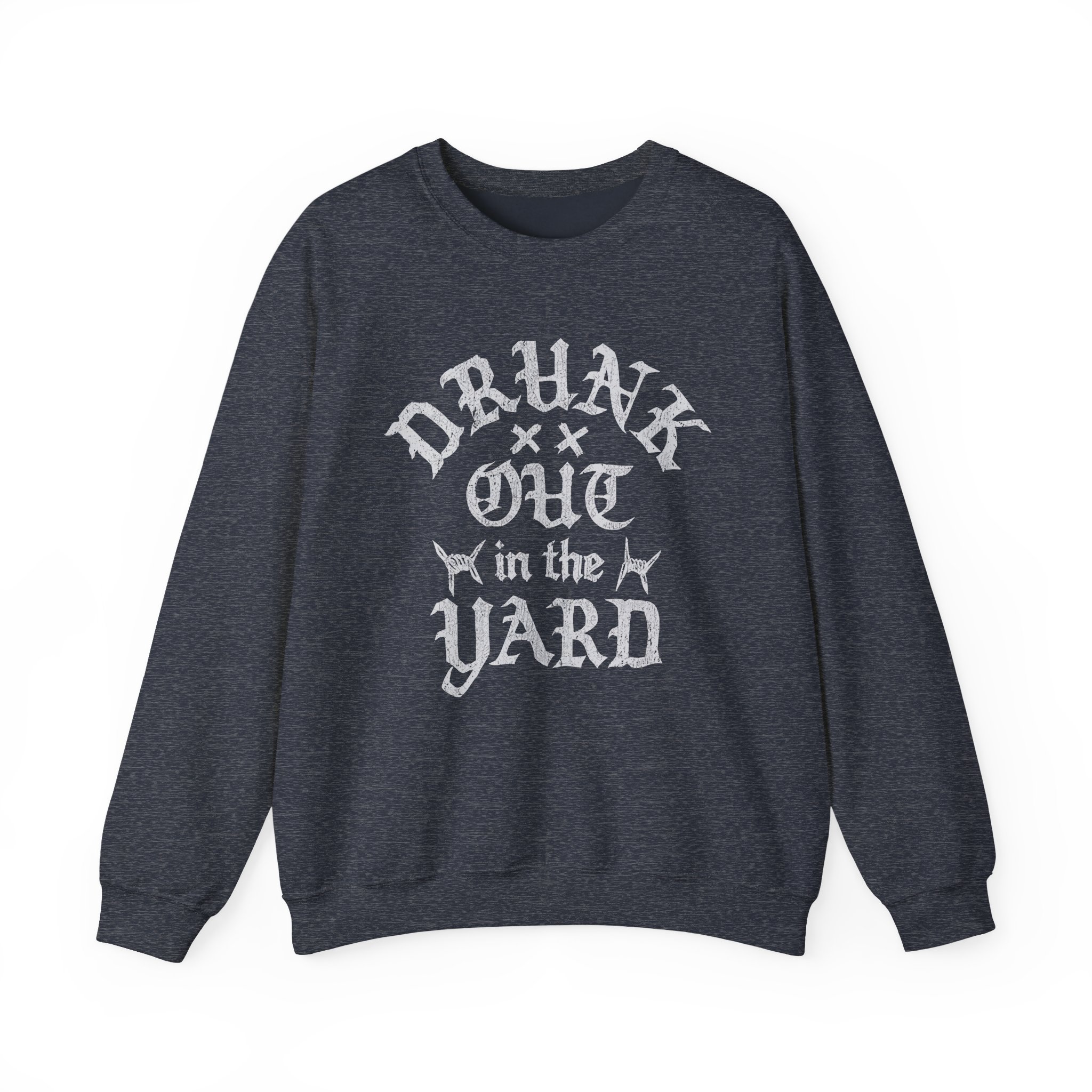 Hardy Drunk Out in the Yard Unisex Heavy Blendâ„¢ Crewneck Sweatshirt