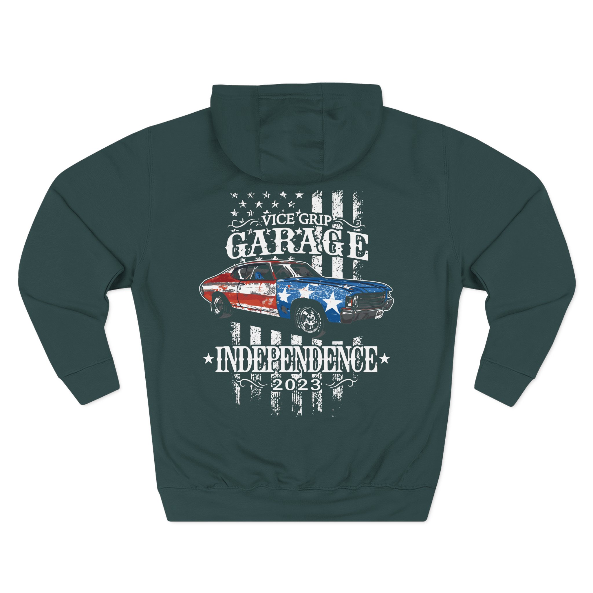 Vicegripgarage Independence 2023 Three-Panel Fleece Hoodie