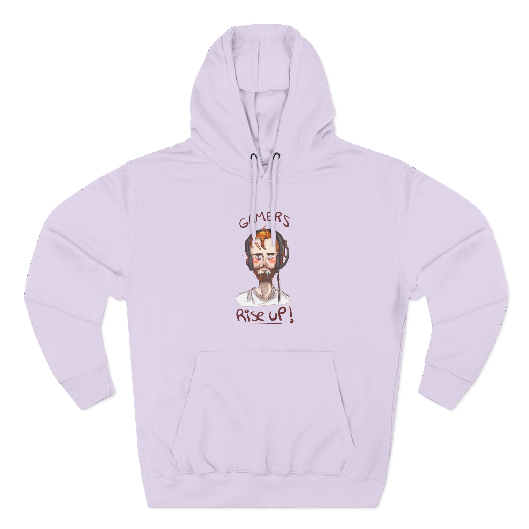 Asmongold Three-Panel Fleece Hoodie