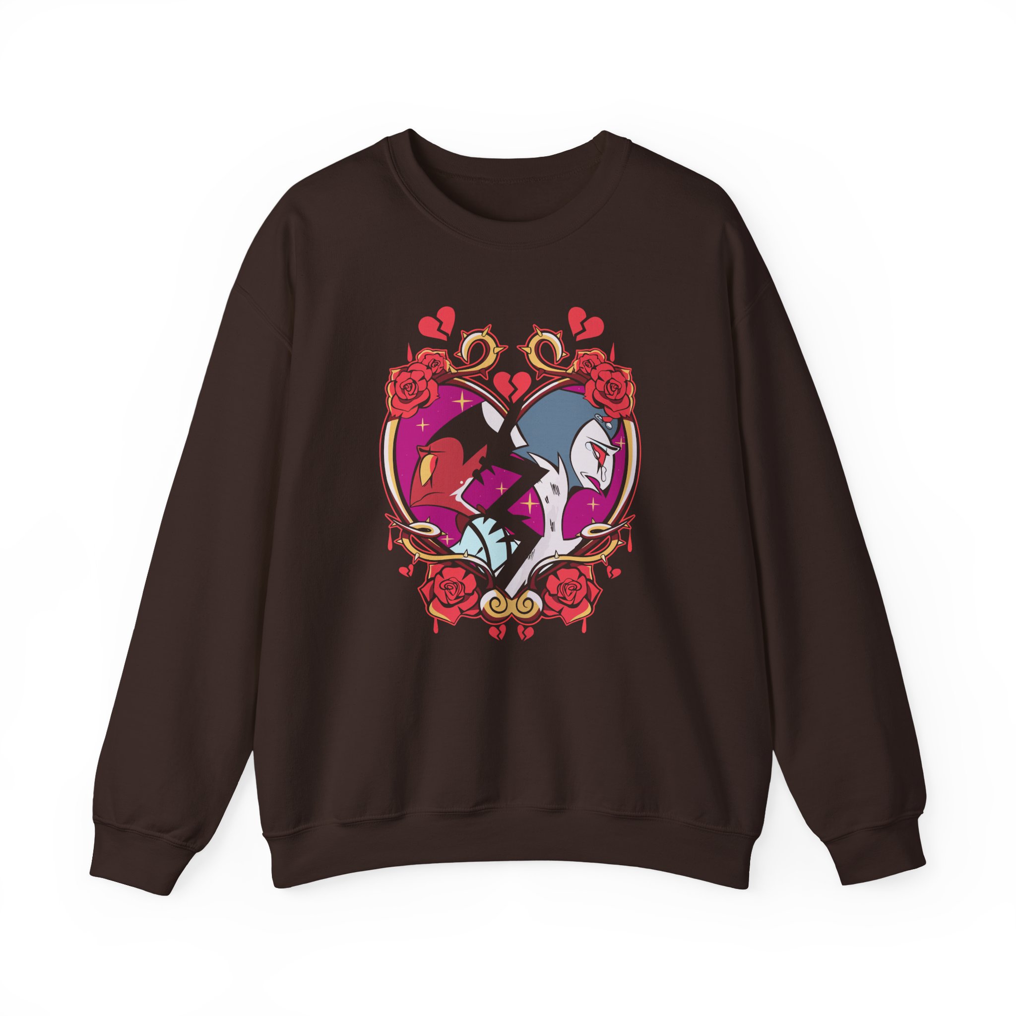 Vivziepop Shattered Hearts Unisex Heavy Blendâ„¢ Crewneck Sweatshirt