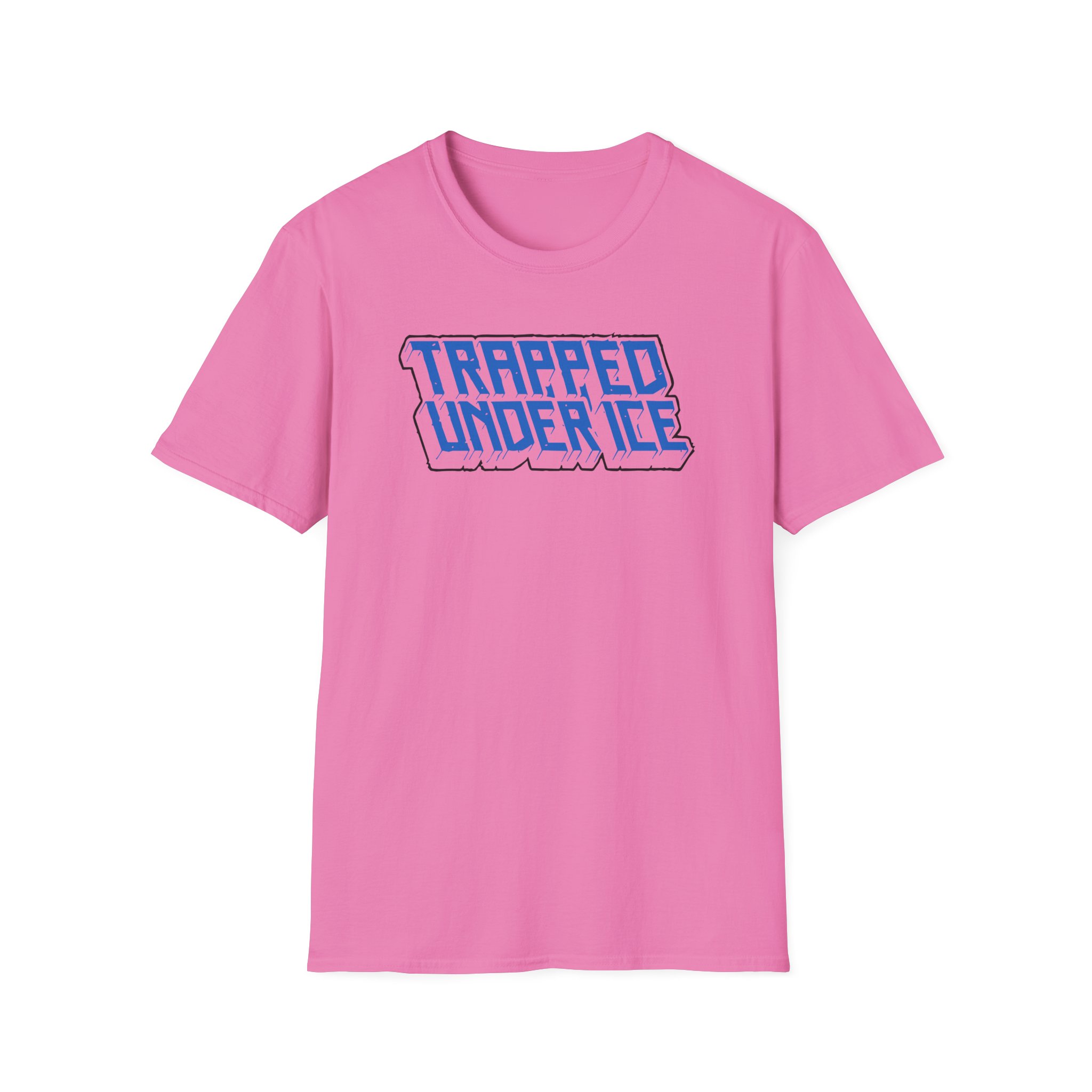 Trapped Under Ice Stacked 3d Logo Unisex Softstyle T-Shirt