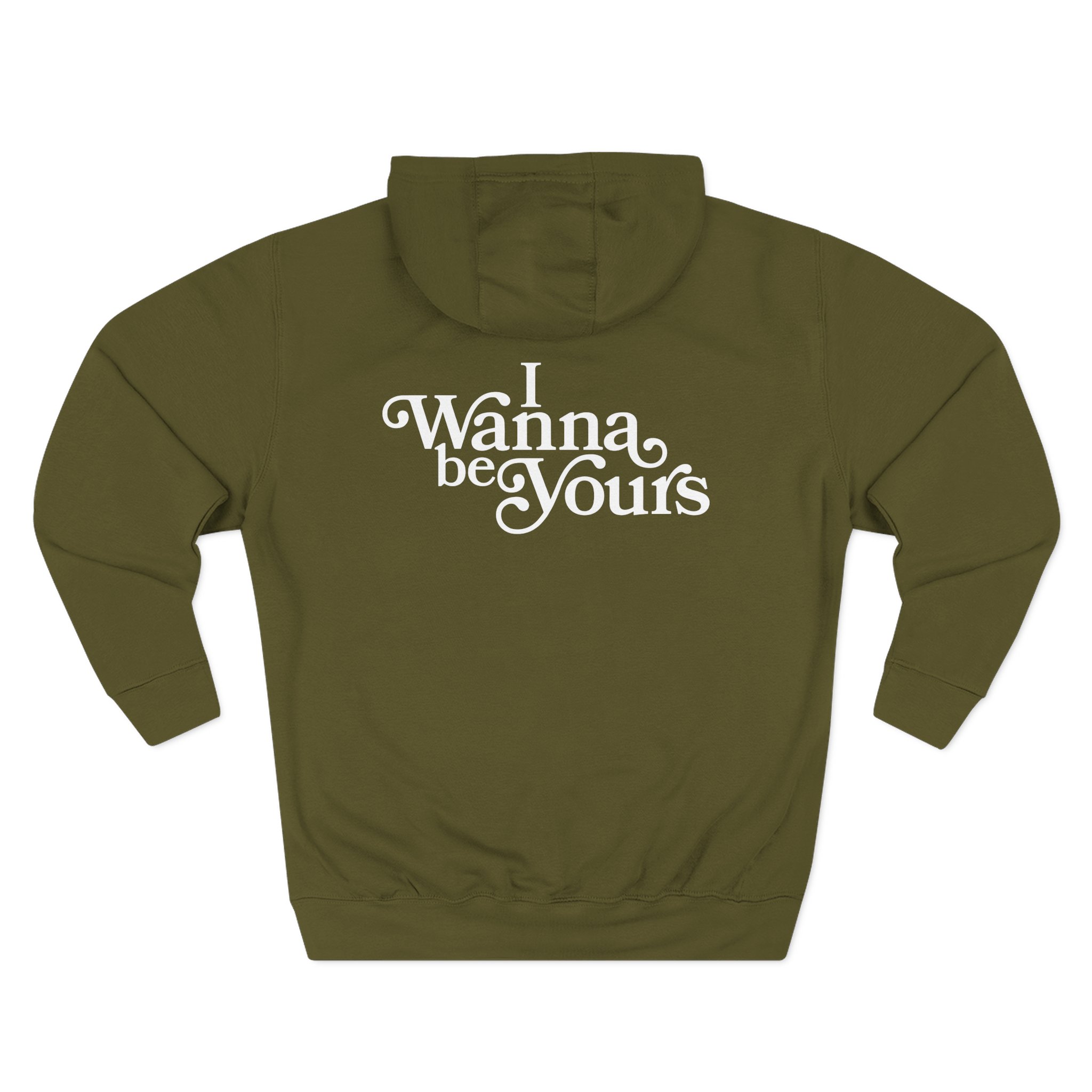 Arctic Monkeys I Wanna Be Yours Lyric Three-Panel Fleece Hoodie
