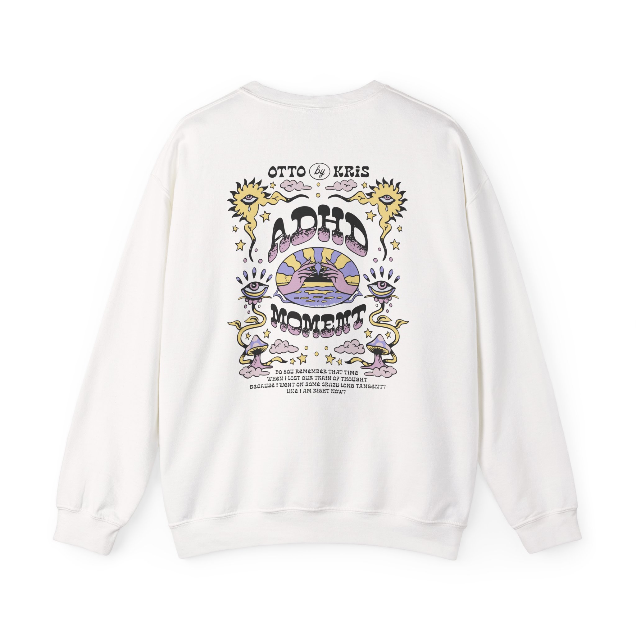 Kallmekris Adhd Moment Unisex Heavy Blendâ„¢ Crewneck Sweatshirt