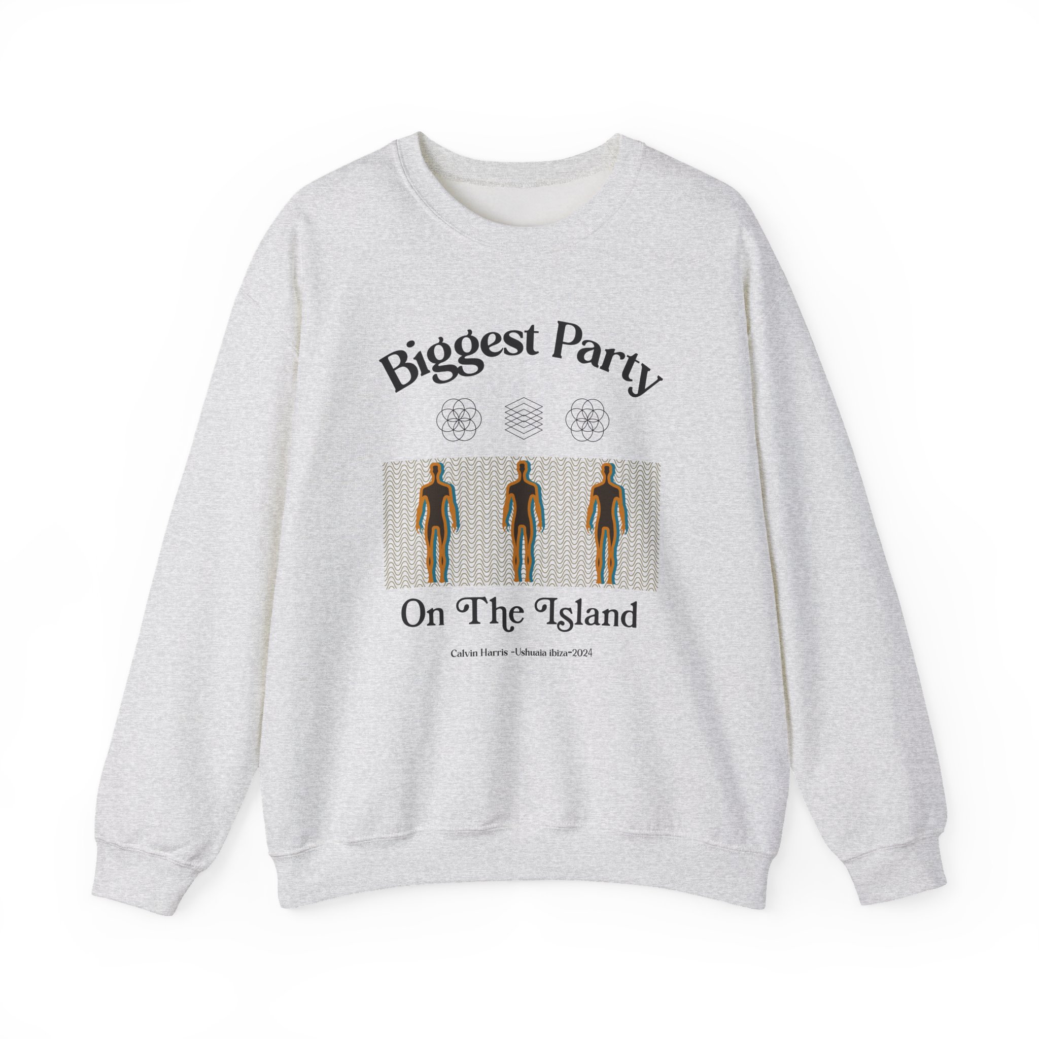 Calvin Harris Ushuaia Higher Island Party Unisex Heavy Blendâ„¢ Crewneck Sweatshirt