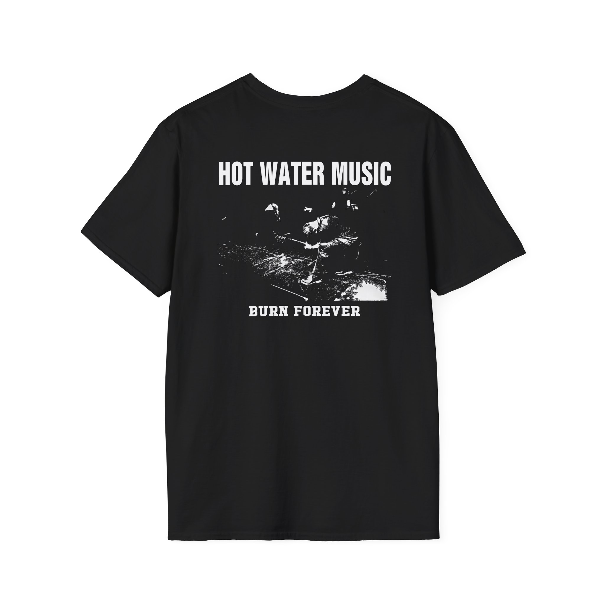 Hot Water Music Burn Forever Unisex Softstyle T-Shirt