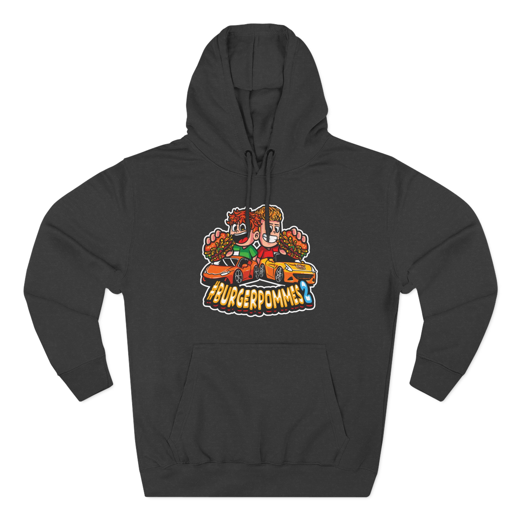 Burger Pommes Three-Panel Fleece Hoodie