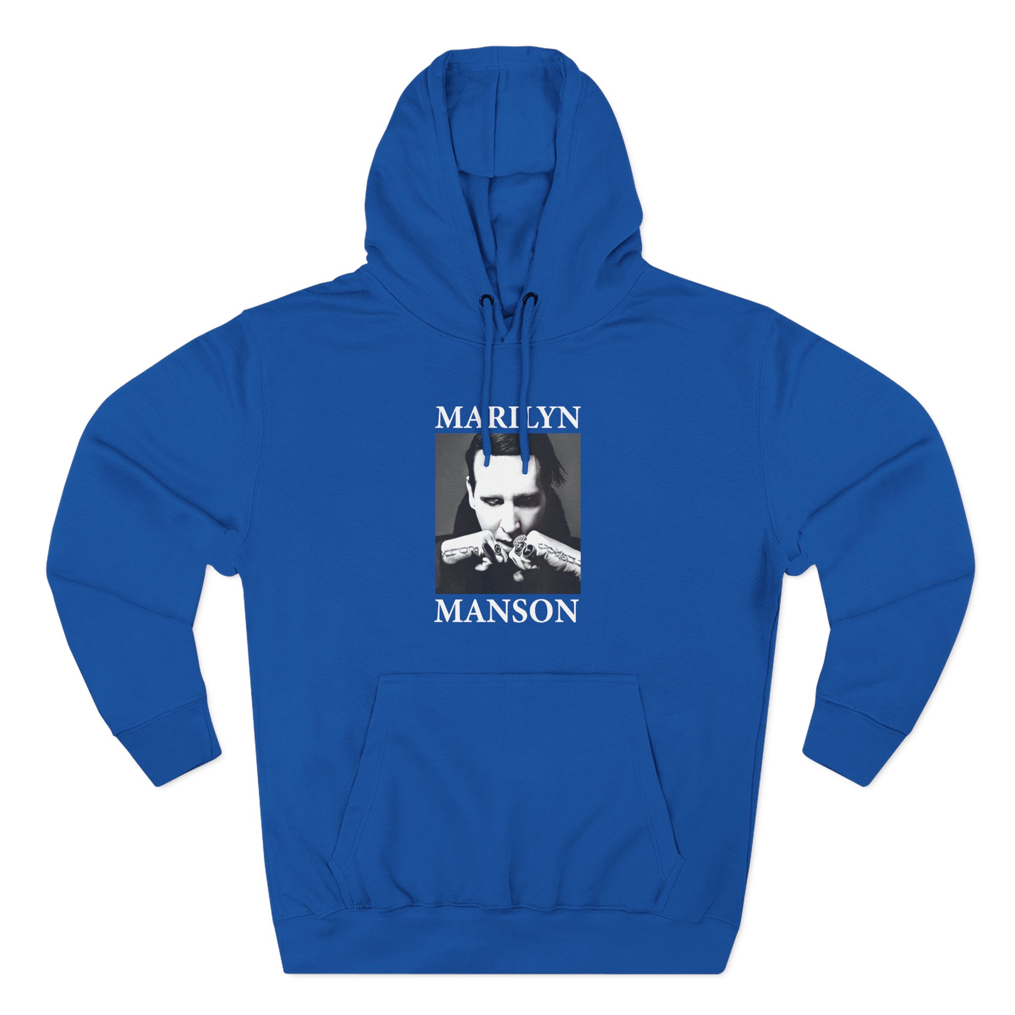 Marilyn Manson Fists Amplified Three-Panel Fleece Hoodie