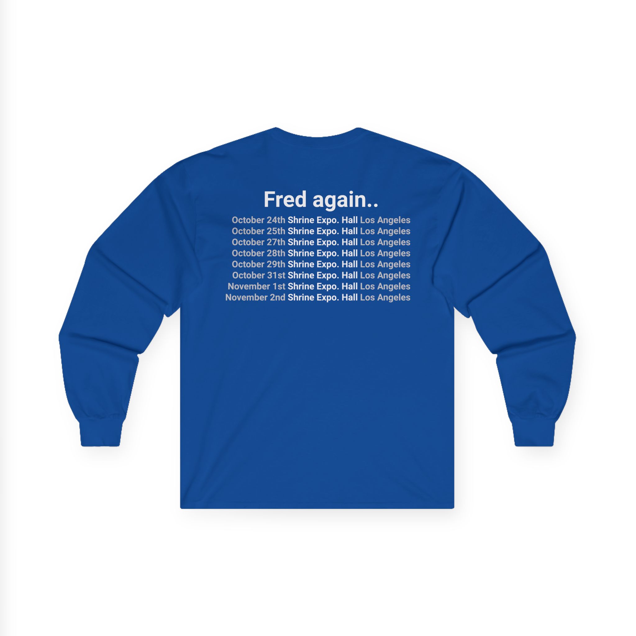 Fred Again Shrine Again Unisex Ultra Cotton Long Sleeve Tee