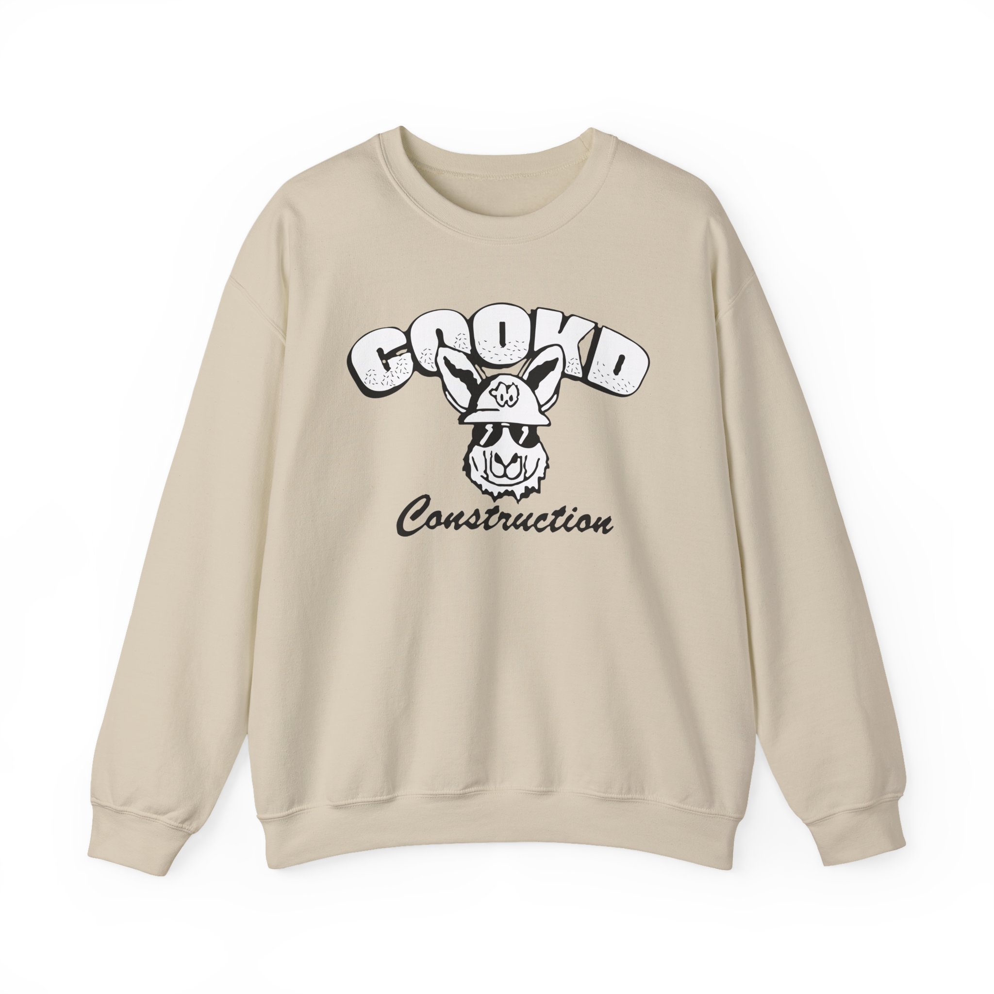 Lazarbeam Cookd Construction Unisex Heavy Blendâ„¢ Crewneck Sweatshirt