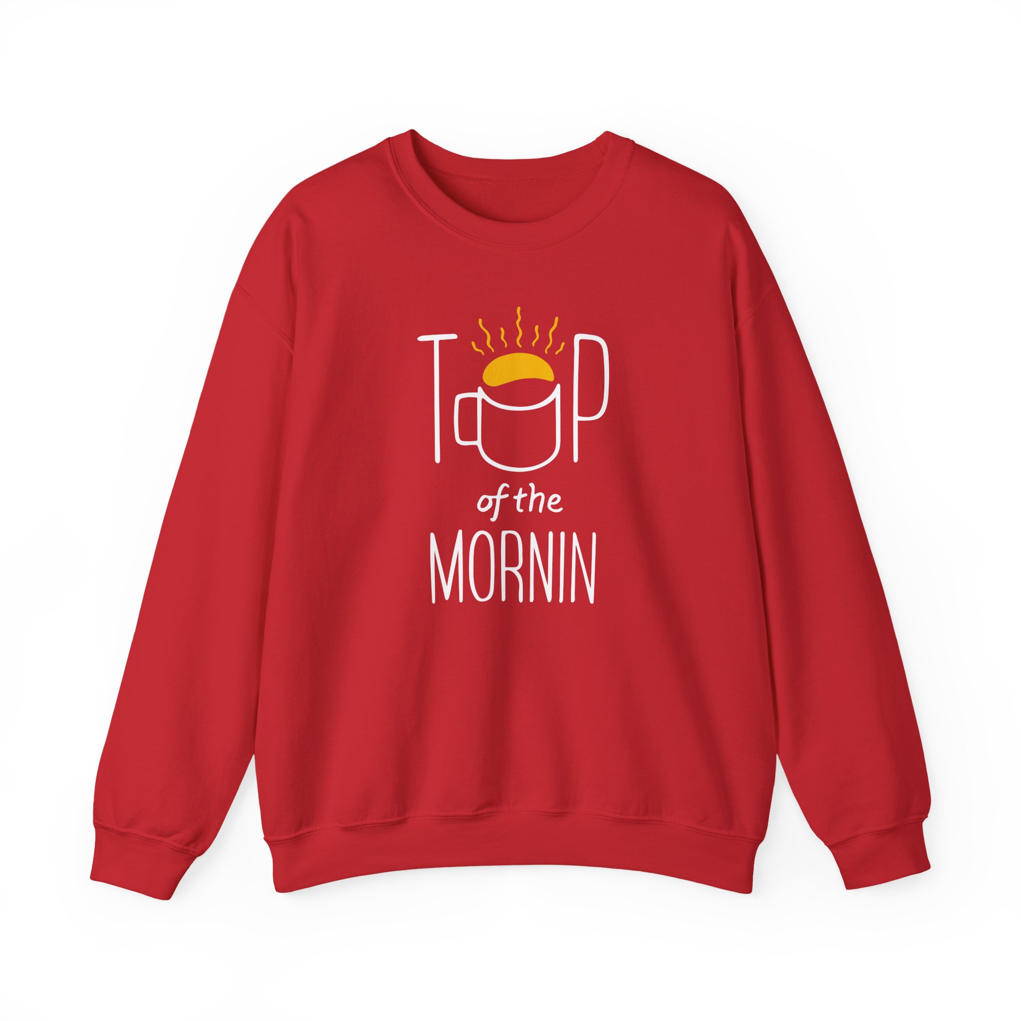 Top of the Morning Coffee Unisex Heavy Blendâ„¢ Crewneck Sweatshirt