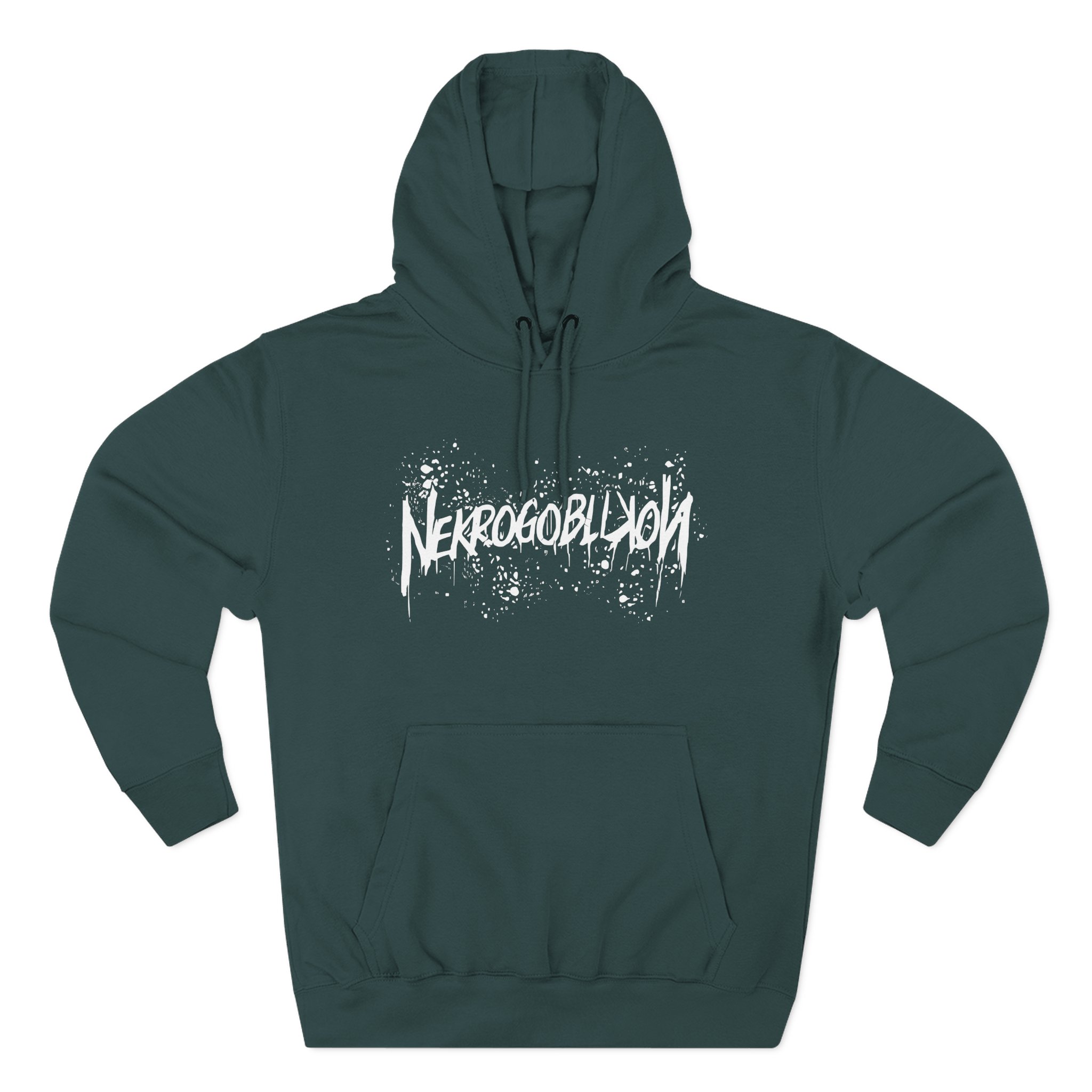 Nekrogoblikon Goblin Mode Raglan Three-Panel Fleece Hoodie