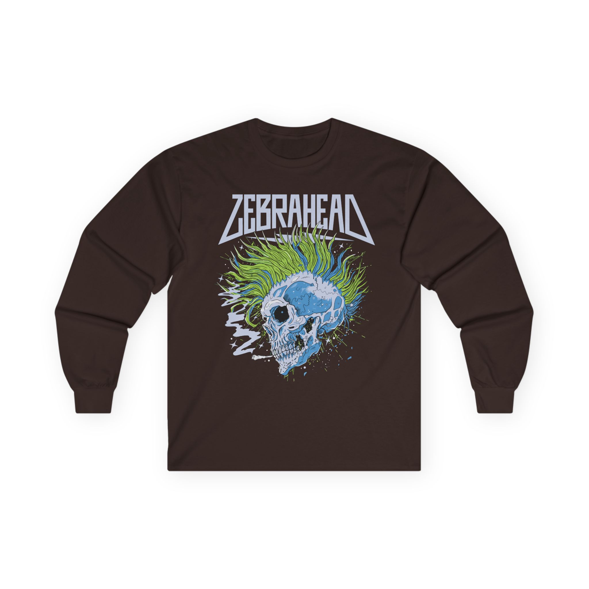 Zebrahead Skull Unisex Ultra Cotton Long Sleeve Tee