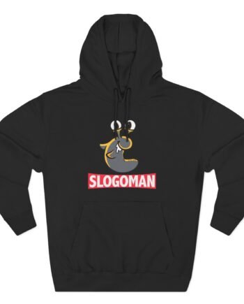 Slogoman Three-Panel Fleece Hoodie