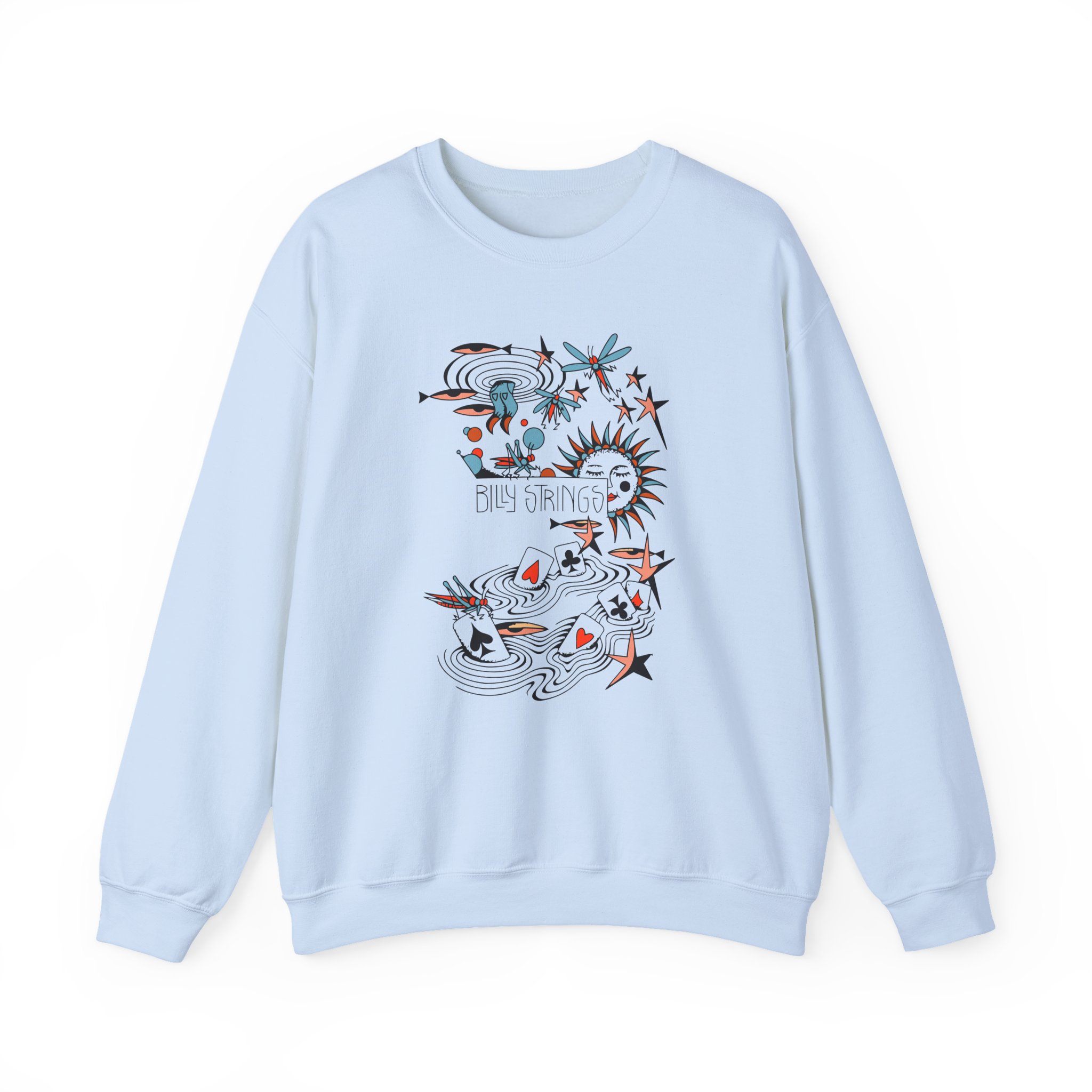Billy Strings River of Cards Unisex Heavy Blendâ„¢ Crewneck Sweatshirt