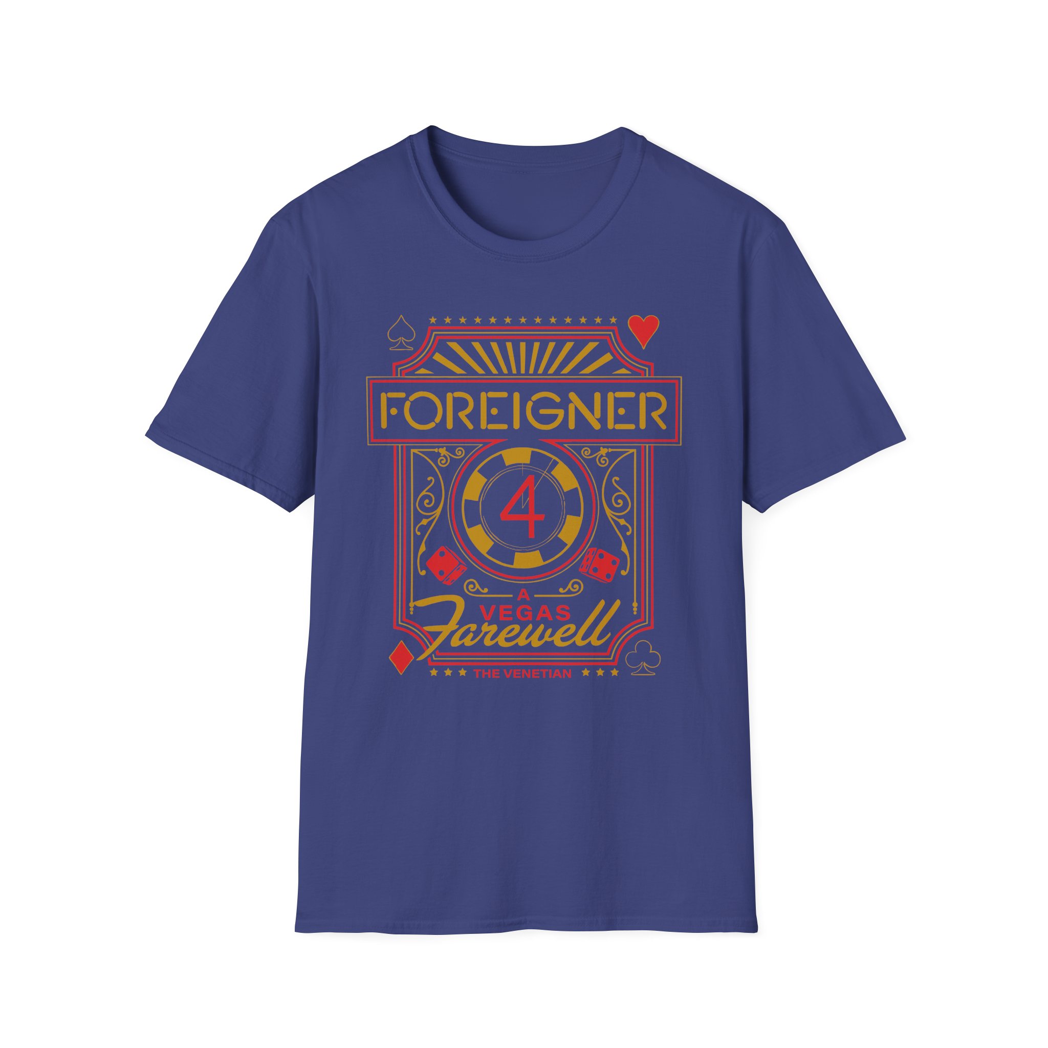 Foreigner Vegas Event Unisex Softstyle T-Shirt