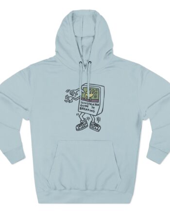 Slogoman Three-Panel Fleece Hoodie