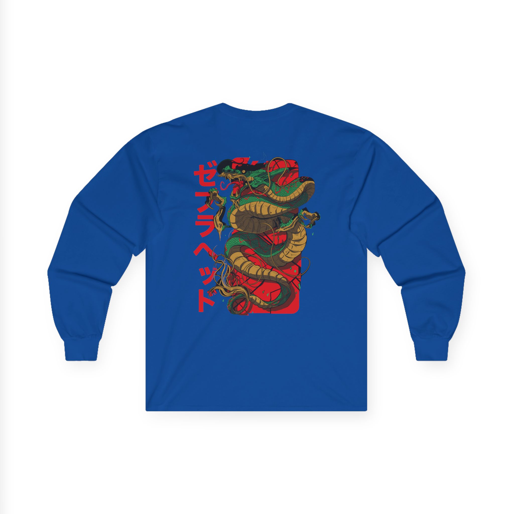 Zebrahead Japanese Dragon Unisex Ultra Cotton Long Sleeve Tee