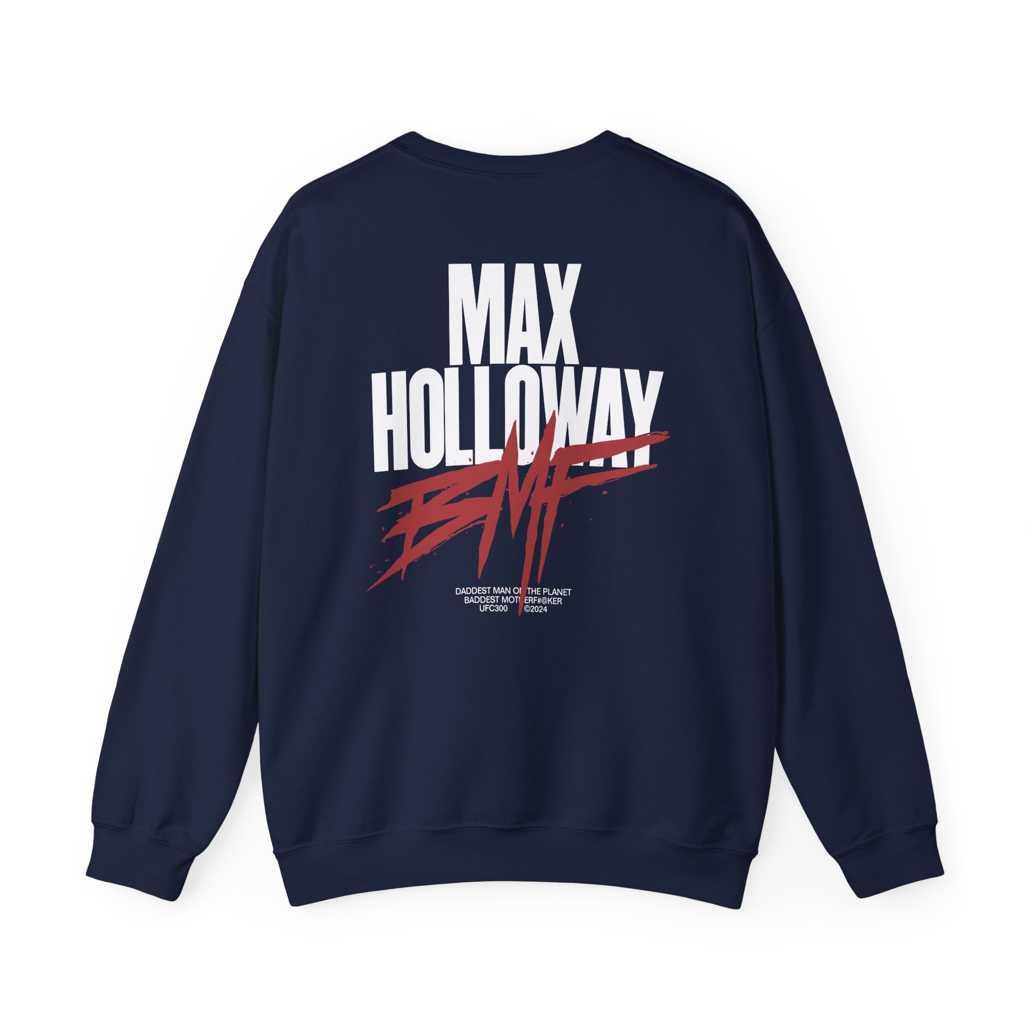 Max Holloway Dmp/bmf Cypress Unisex Heavy Blendâ„¢ Crewneck Sweatshirt
