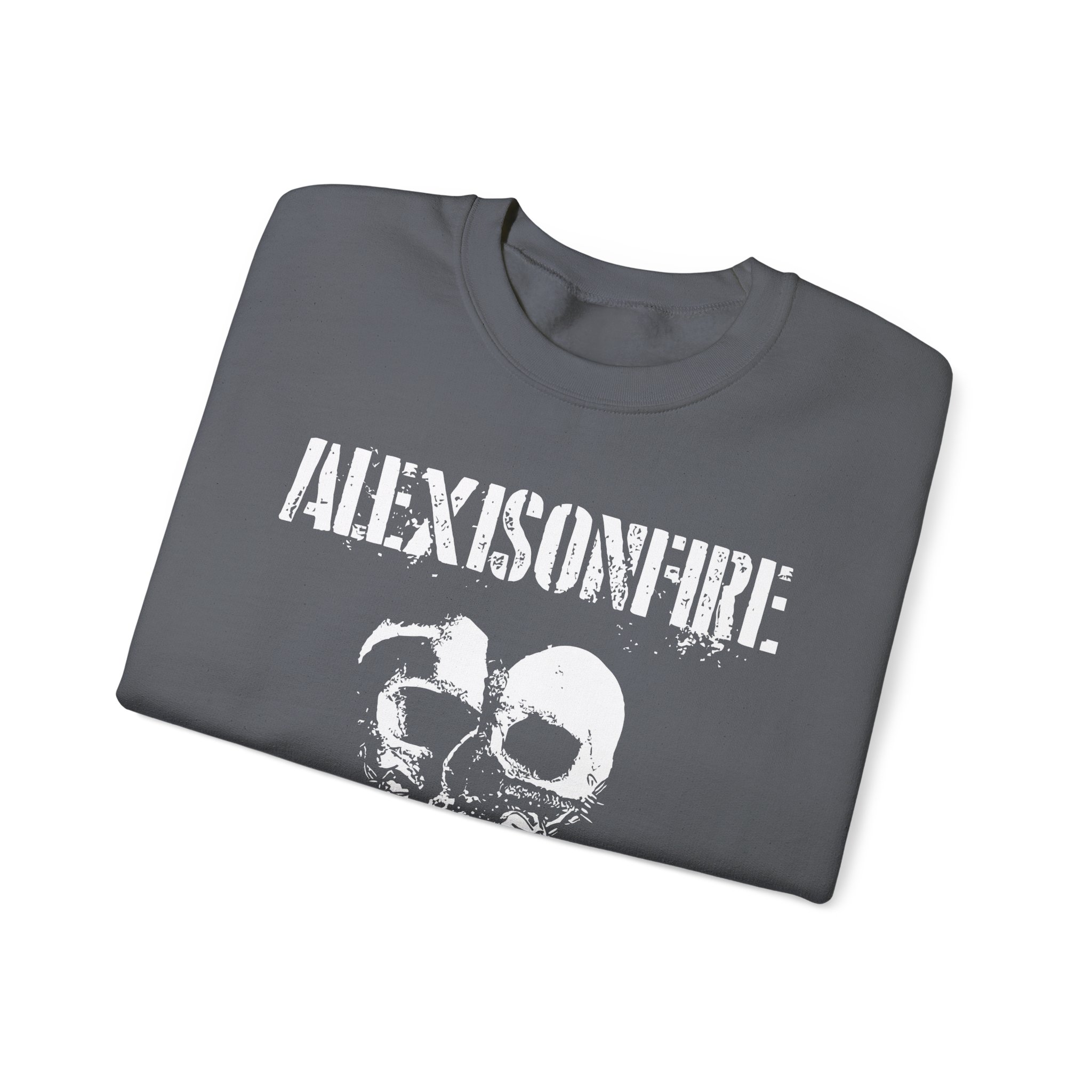 Alexisonfire Barbed Wire Heartskull Unisex Heavy Blendâ„¢ Crewneck Sweatshirt