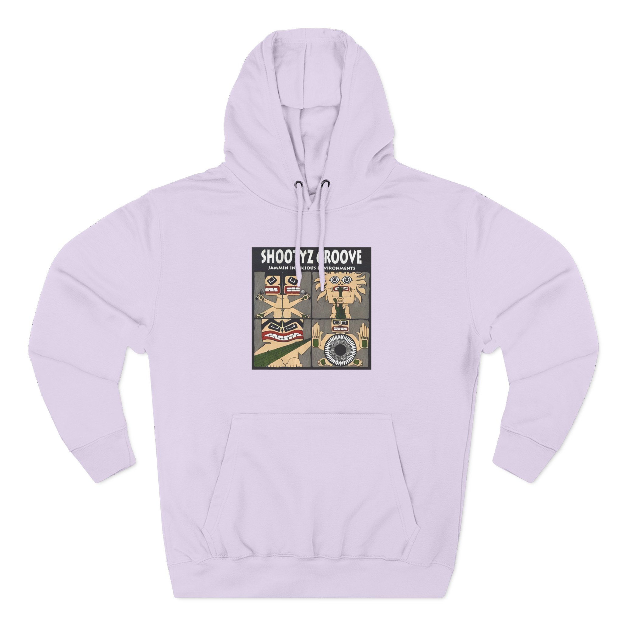 Shootyz Groove Jammin in Vicious Environments Album Cover Three-Panel Fleece Hoodie