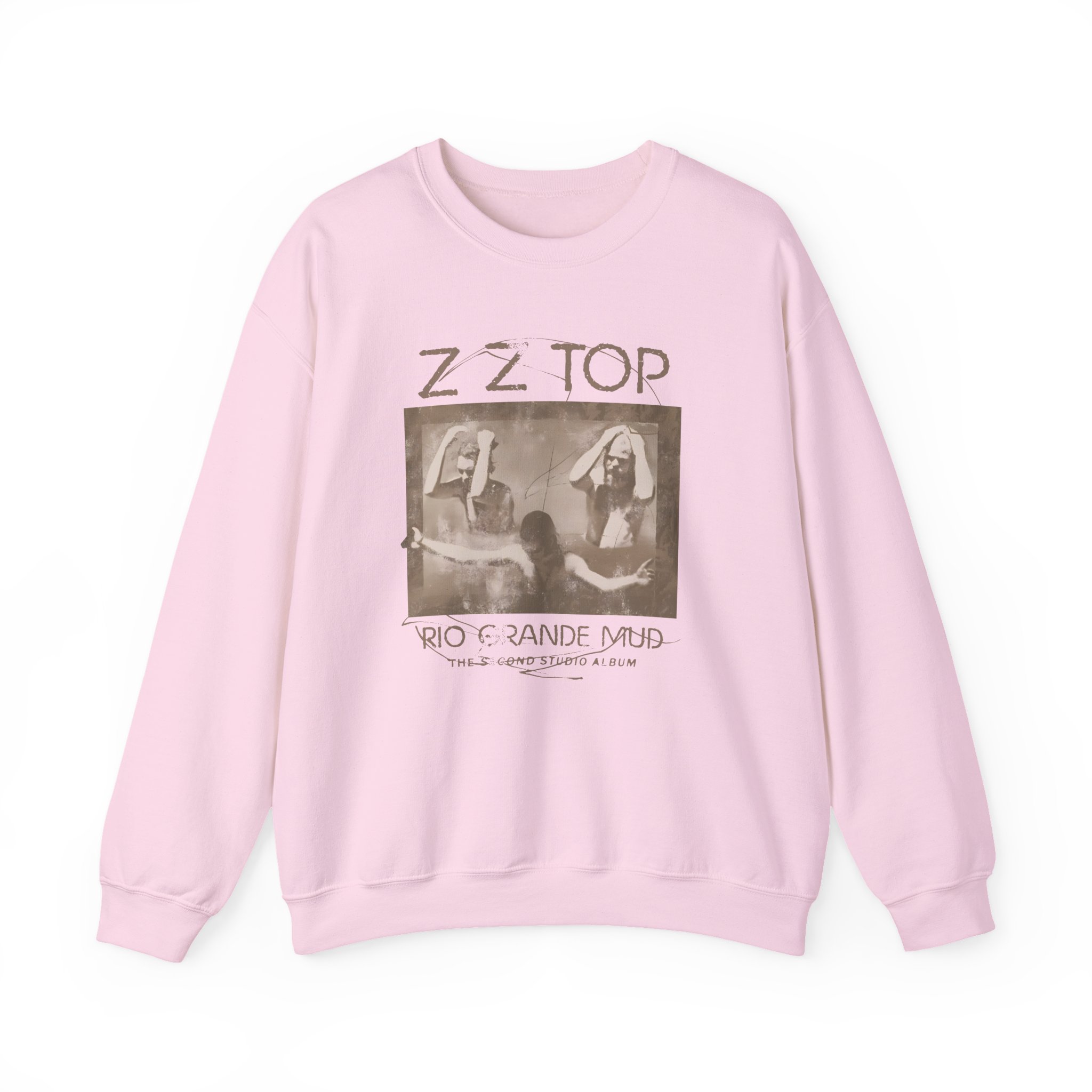 Zz Top Rio Grande Mud Unisex Heavy Blendâ„¢ Crewneck Sweatshirt