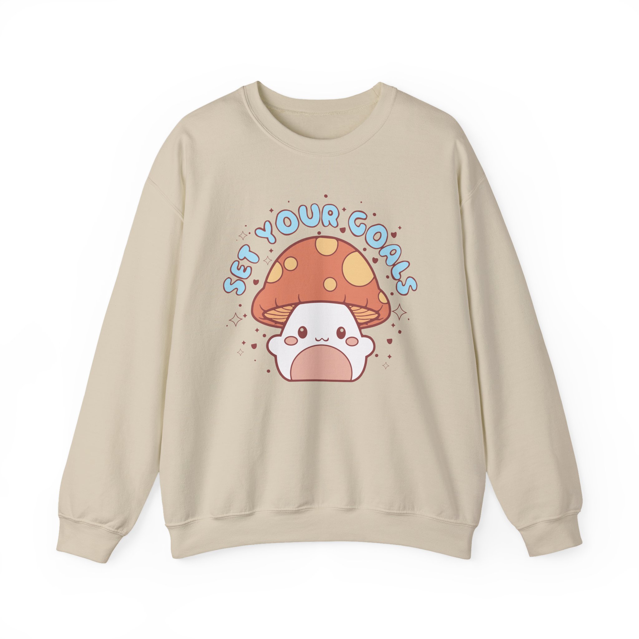 Set Your Goals Shroom Unisex Heavy Blendâ„¢ Crewneck Sweatshirt