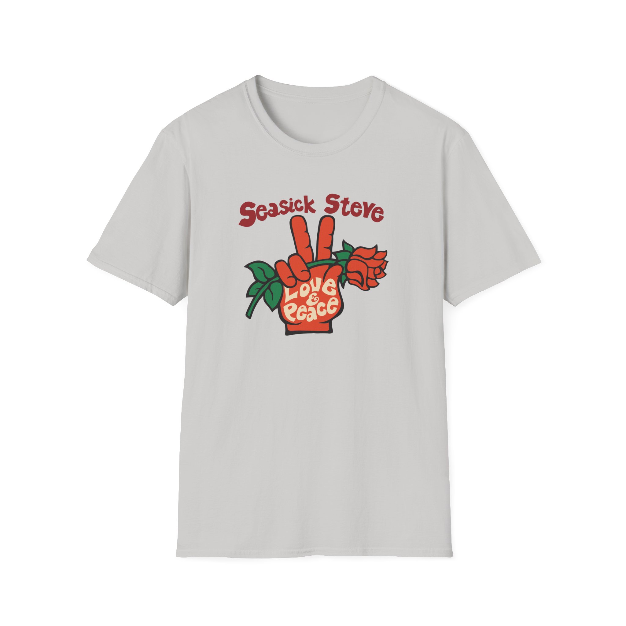 Seasick Steve Love & Peace Unisex Softstyle T-Shirt