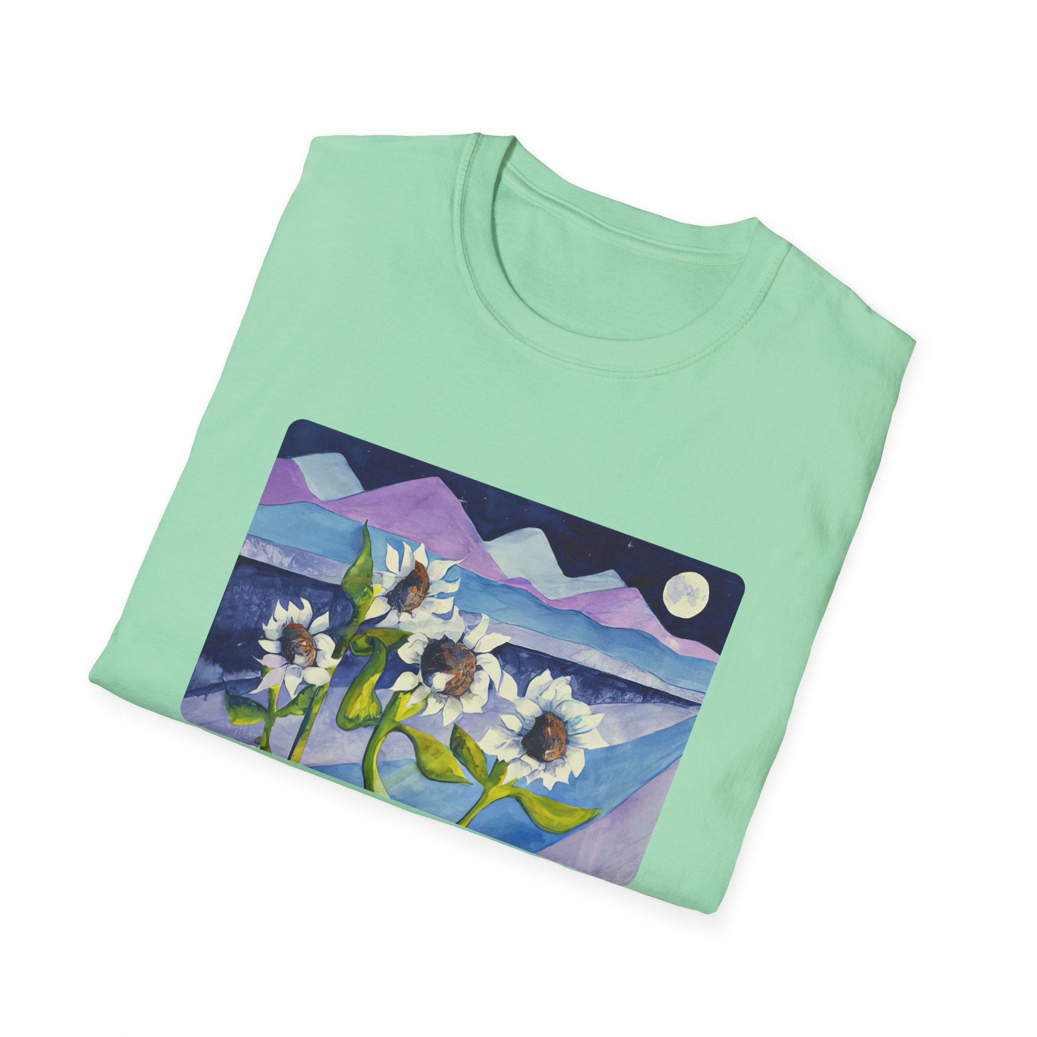 Adrianne Lenker Mema Moonflowers Unisex Softstyle T-shirt