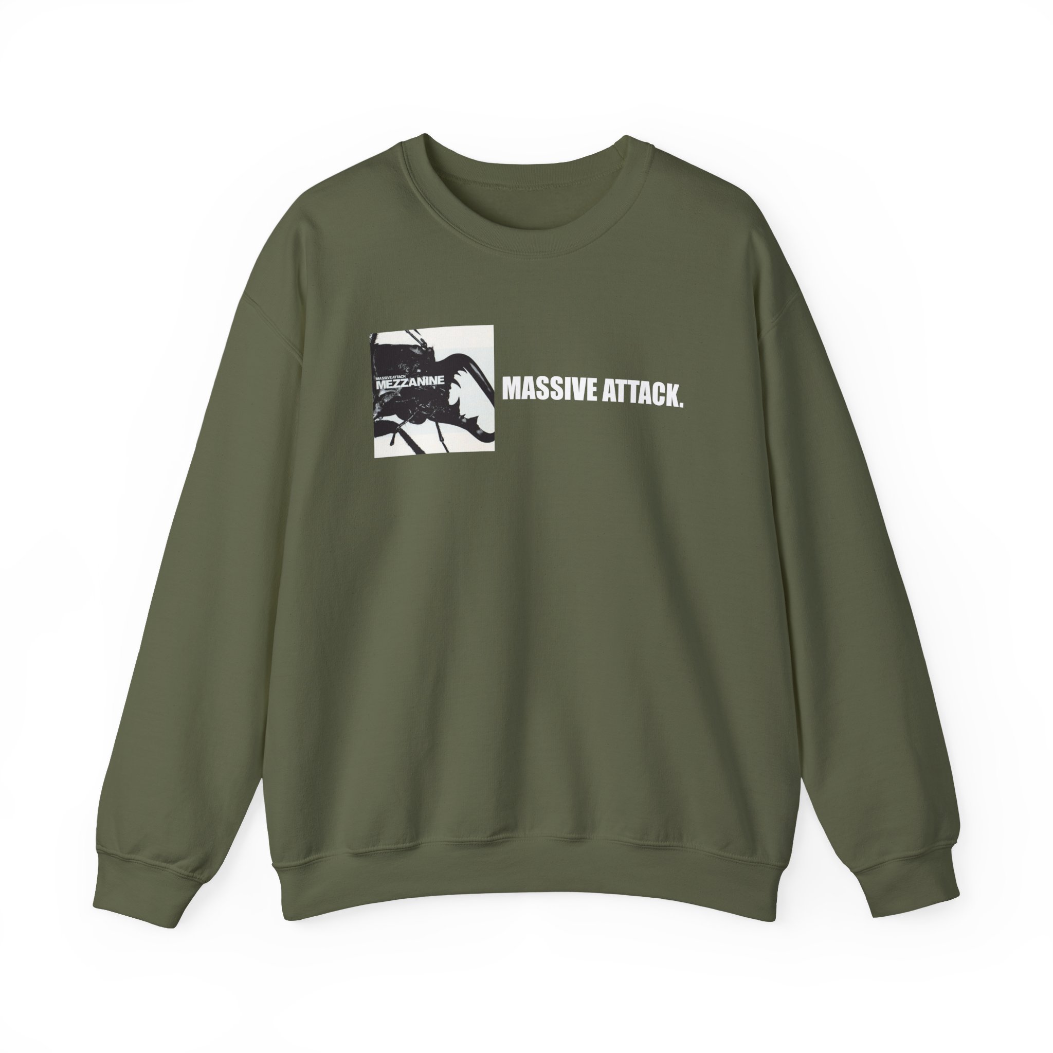 Massive Attack Unisex Heavy Blendâ„¢ Crewneck Sweatshirt