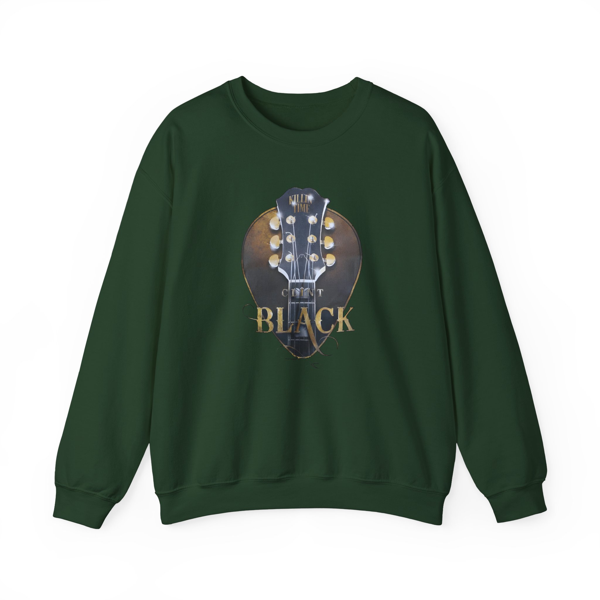 Clint Black Headstock Unisex Heavy Blendâ„¢ Crewneck Sweatshirt