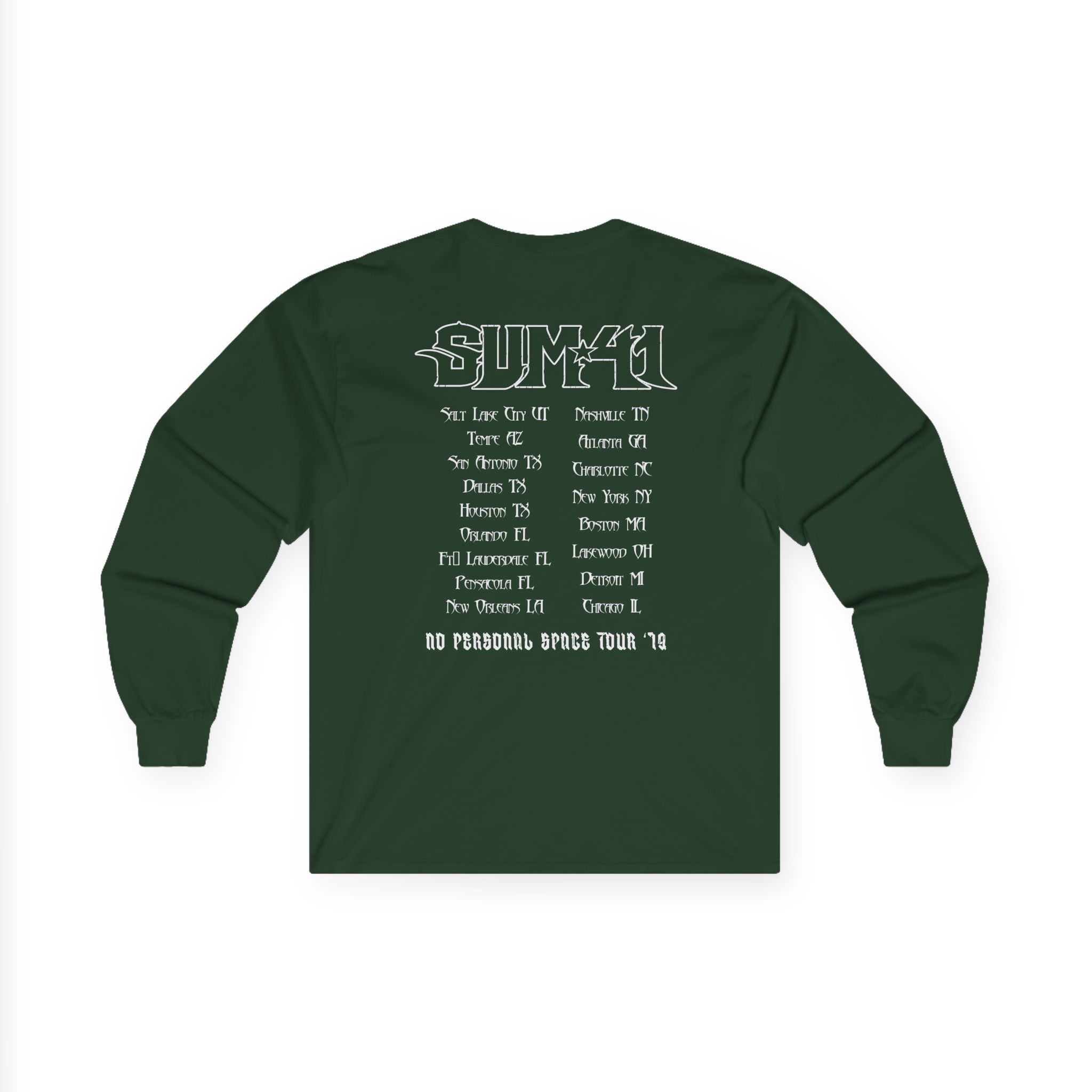 Sum 41 Reap41 Itin Unisex Ultra Cotton Long Sleeve Tee