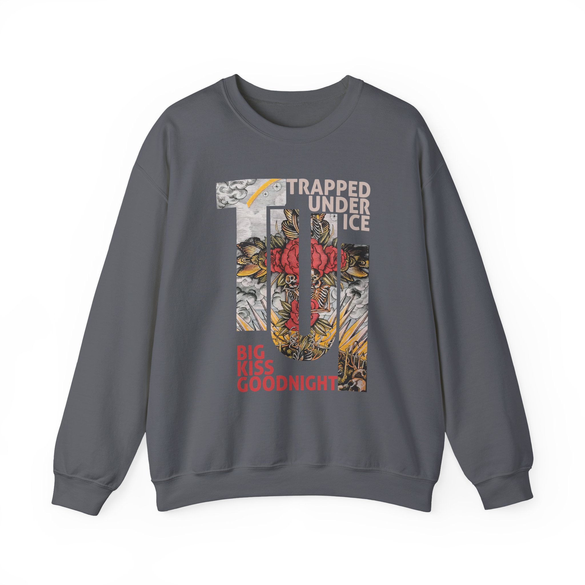Trapped Under Ice Big Kiss Goodnight Unisex Heavy Blend Crewneck Sweatshirt
