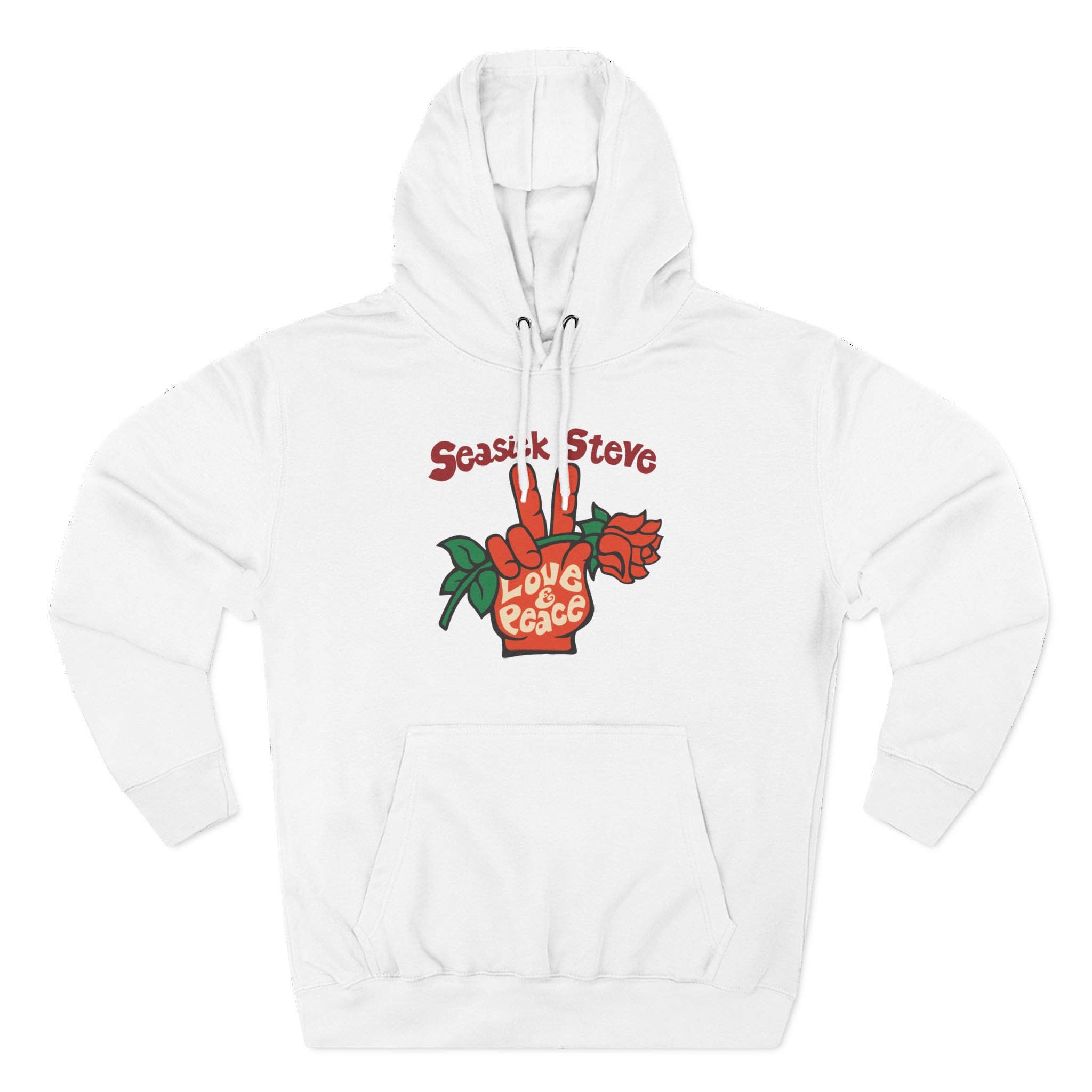 Seasick Steve Love & Peace Three-Panel Fleece Hoodie