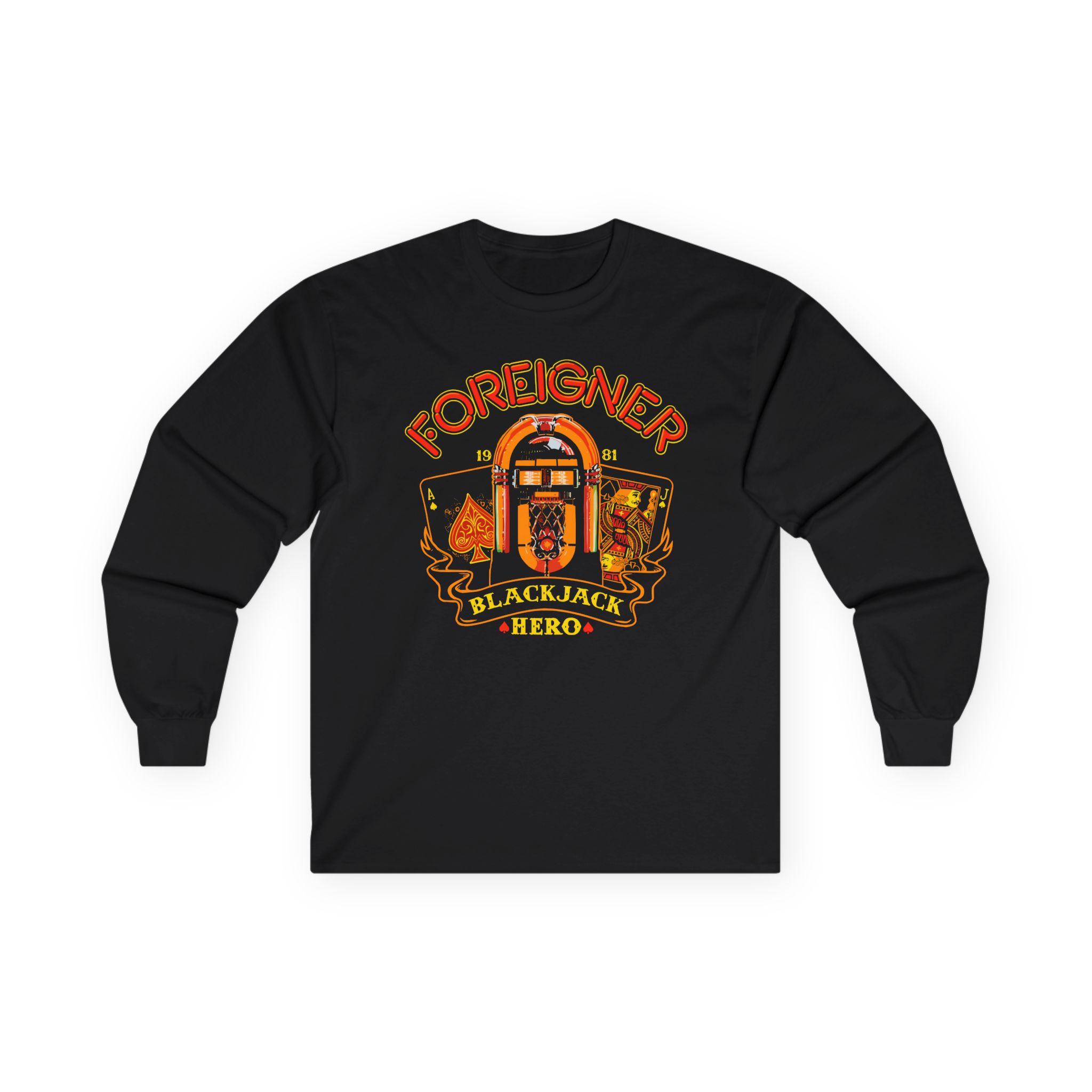 Foreigner Jack Hero Unisex Ultra Cotton Long Sleeve Tee