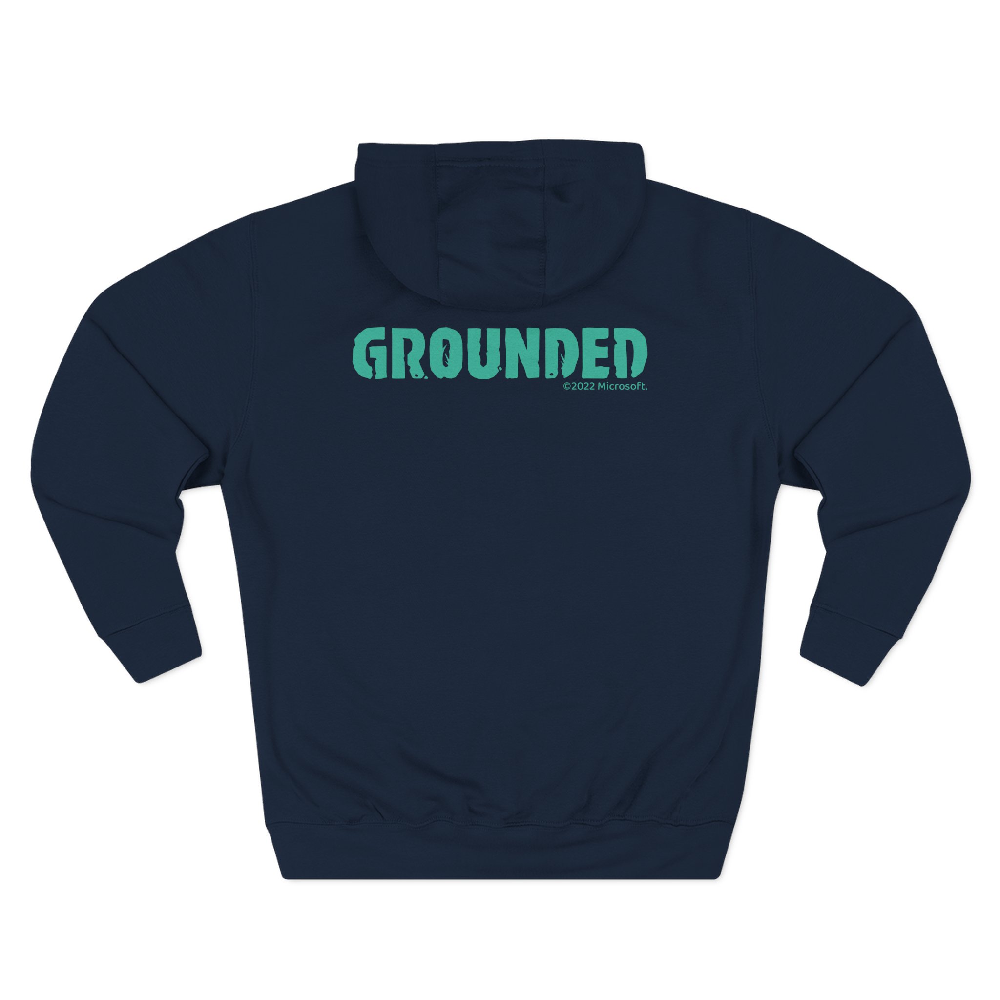 Grounded Faces Three-Panel Fleece Hoodie