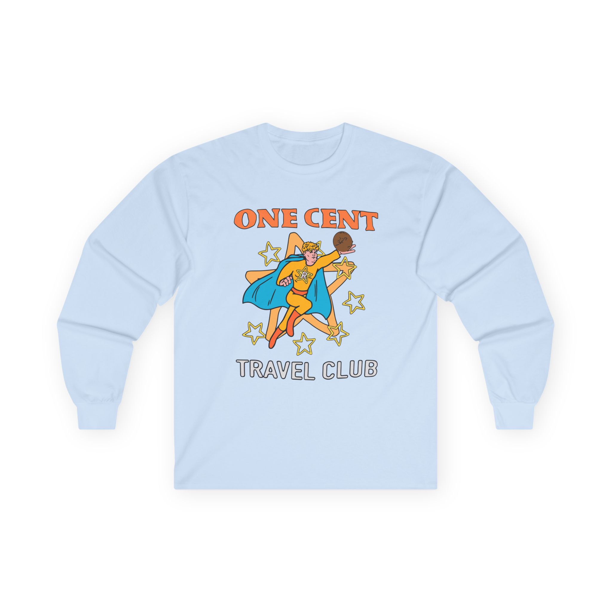 Ryan Trahan One Cent Adventure Awaits Travel Club Unisex Ultra Cotton Long Sleeve Tee
