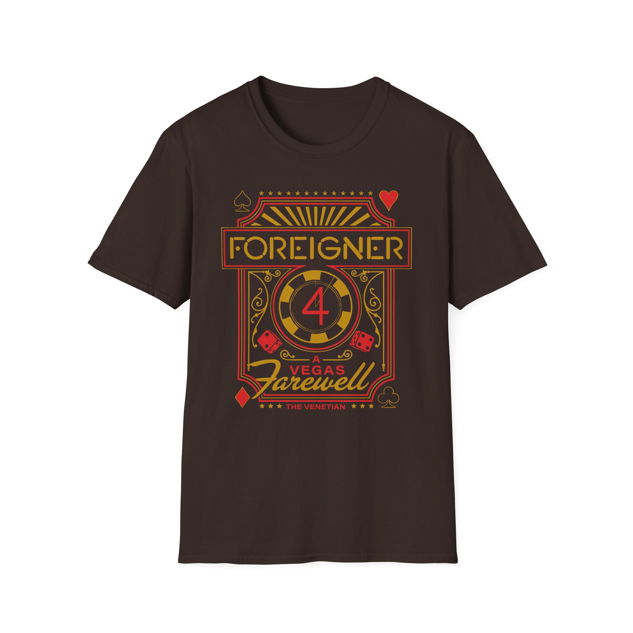 Foreigner Vegas Event Unisex Softstyle T-Shirt