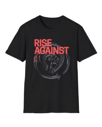 Rise Against Dual Heartfist Logo Unisex Softstyle T-Shirt