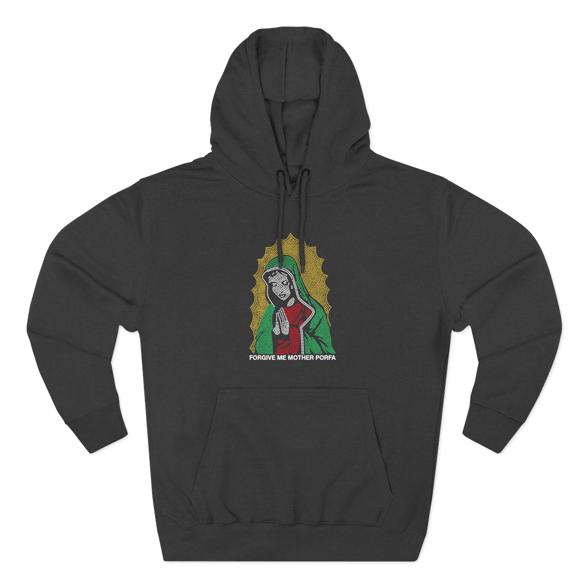 Porfa Forgive Me Mother Three-Panel Fleece Hoodie