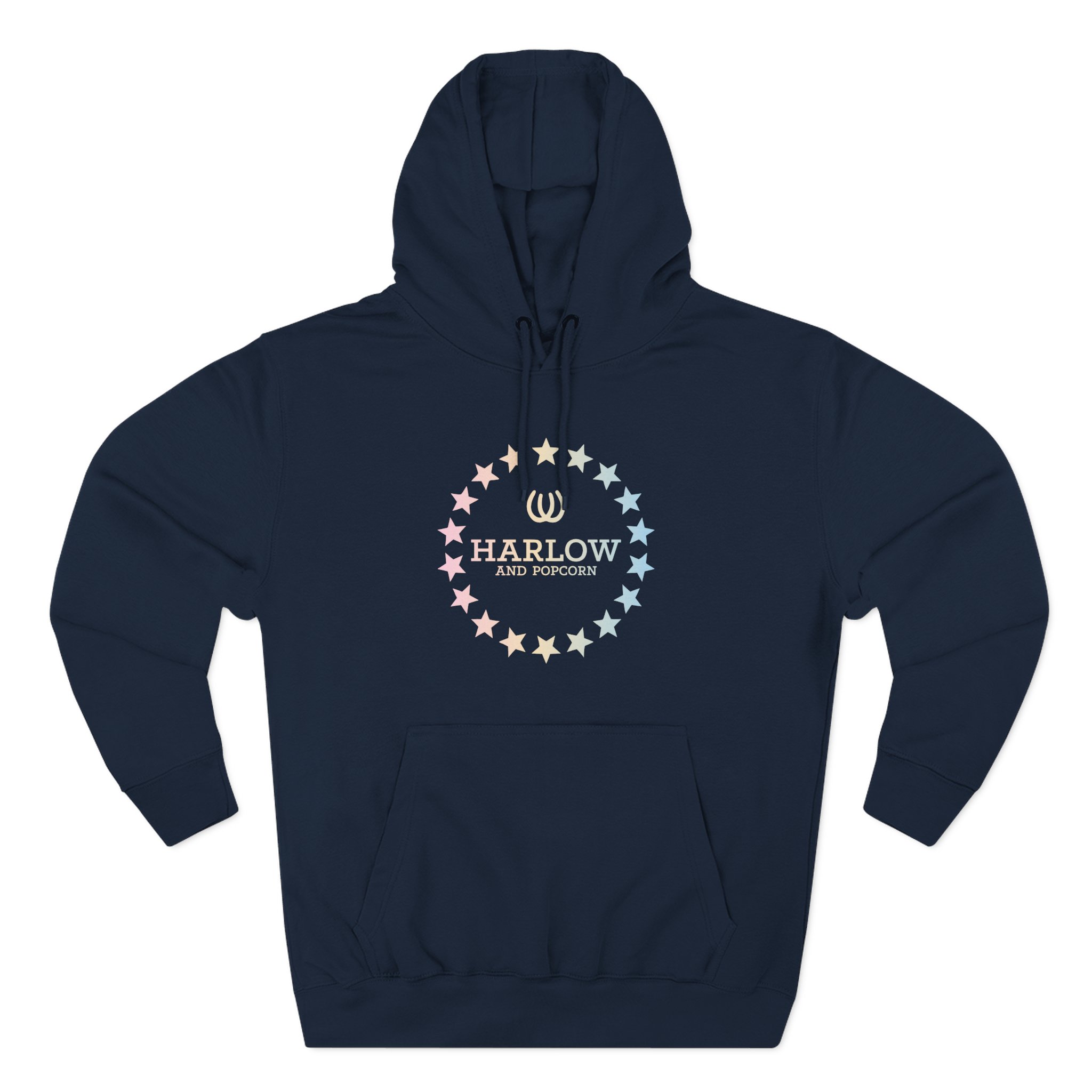 Harlow and Popcorn Three-Panel Fleece Hoodie