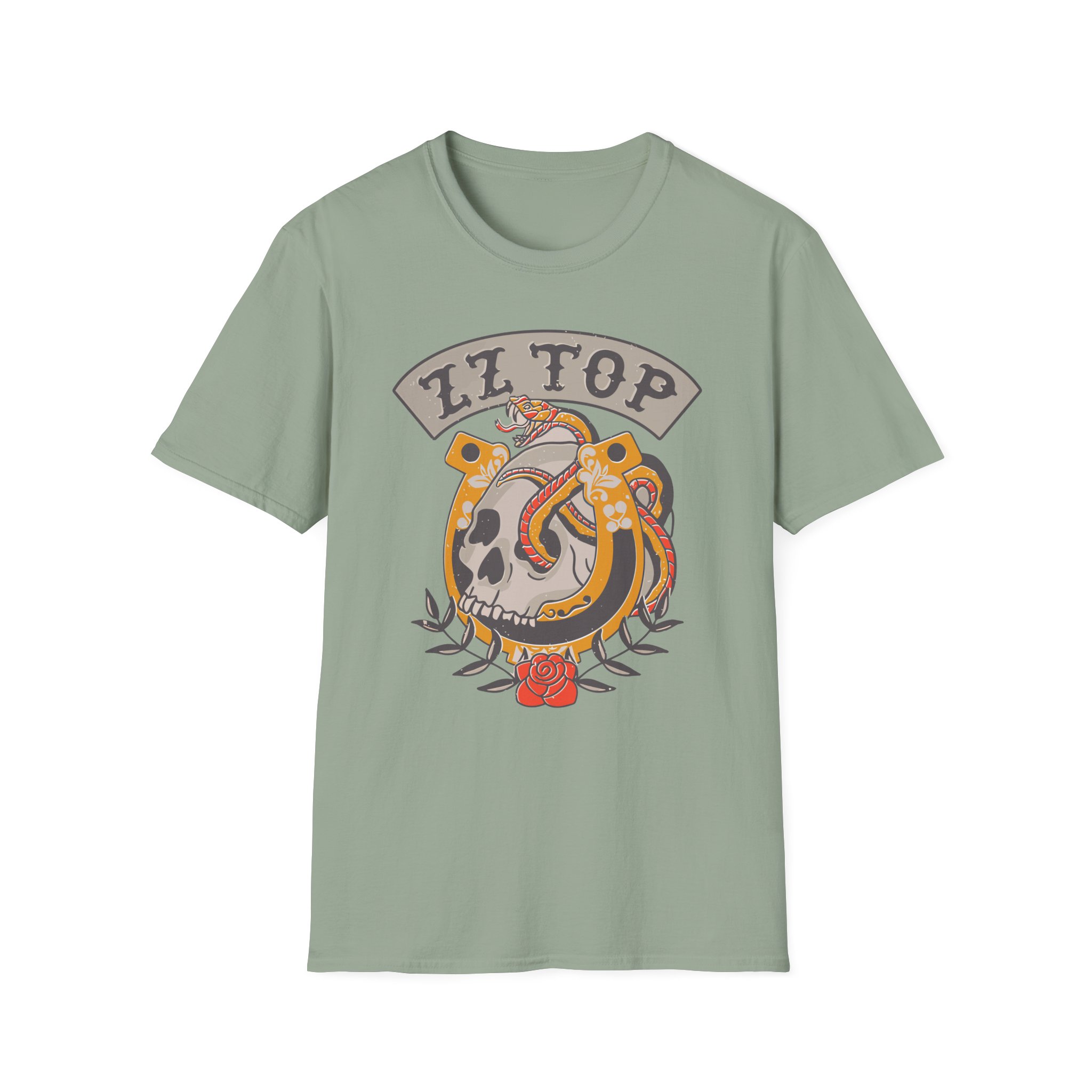 ZZ Top Skull Unisex Softstyle T-Shirt